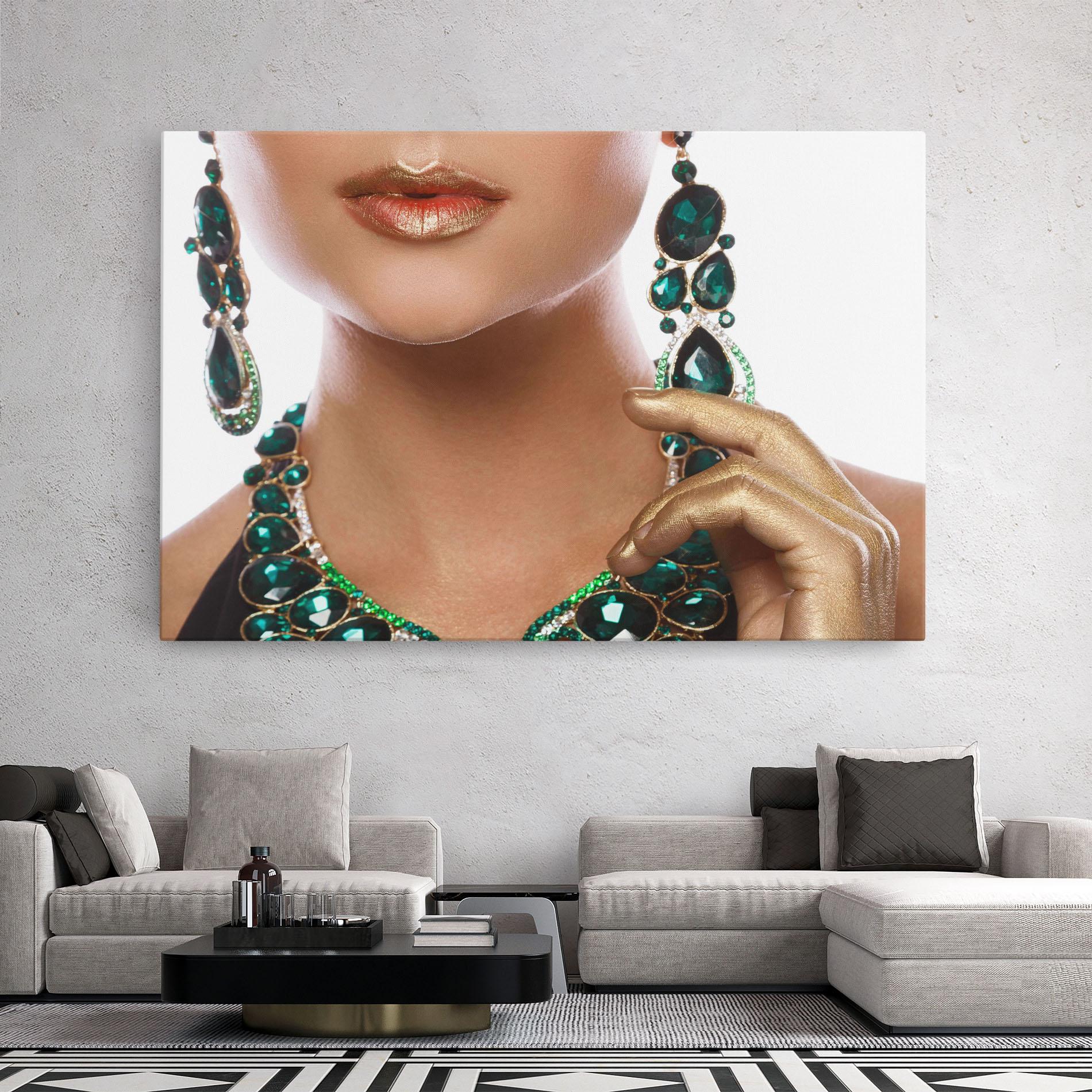 Obraz na Płótnie Green Accessory mockup 2