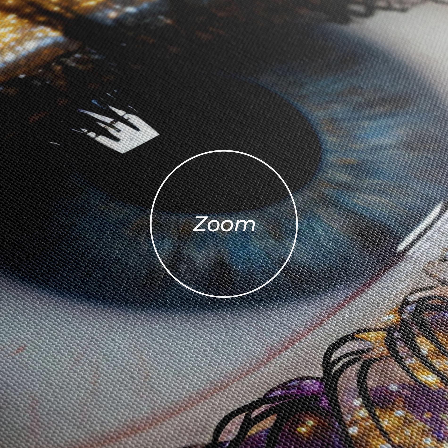 Obraz na Płótnie Blue Eye Make Up mockup 3