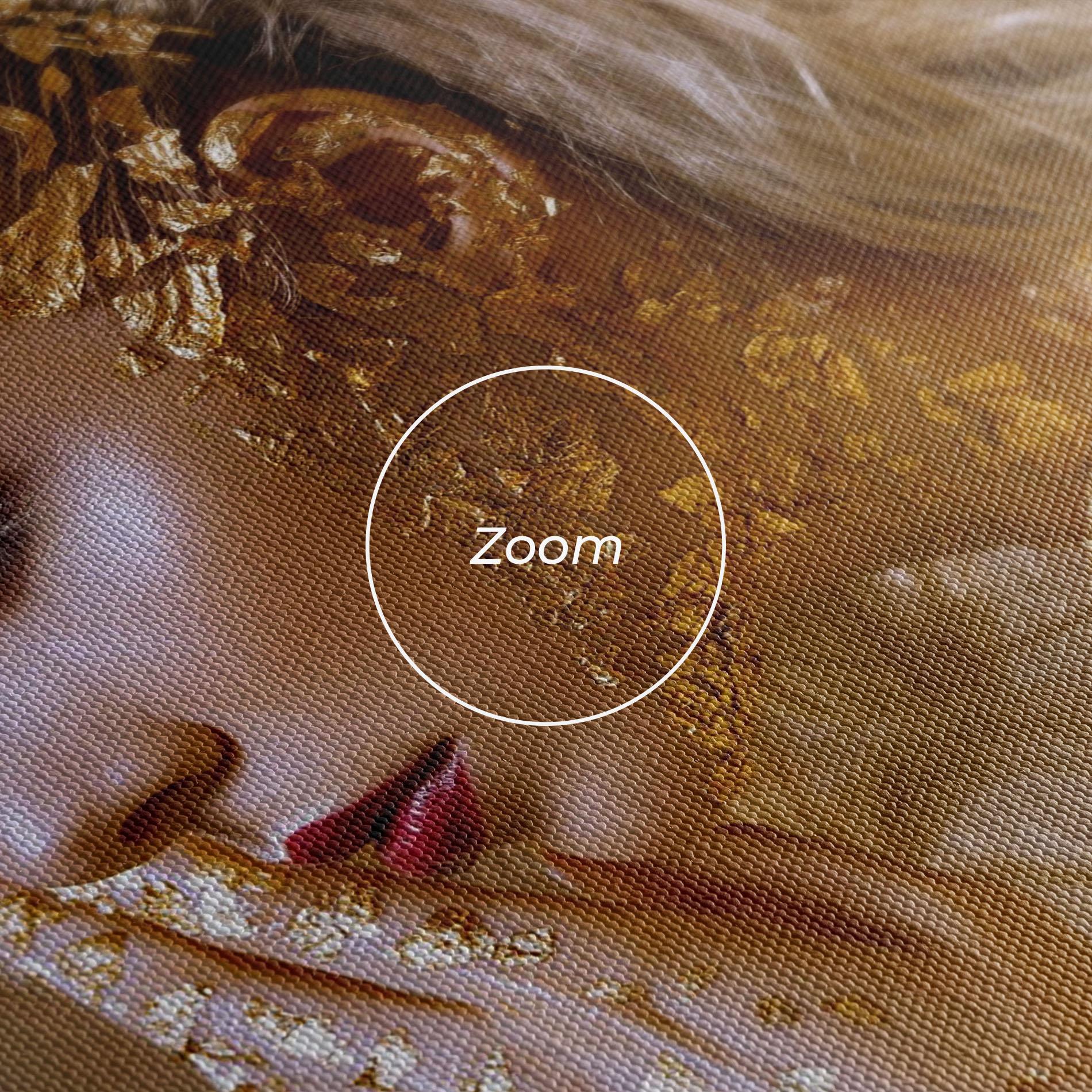 Obraz na Płótnie Gold Paper Makeup mockup 3