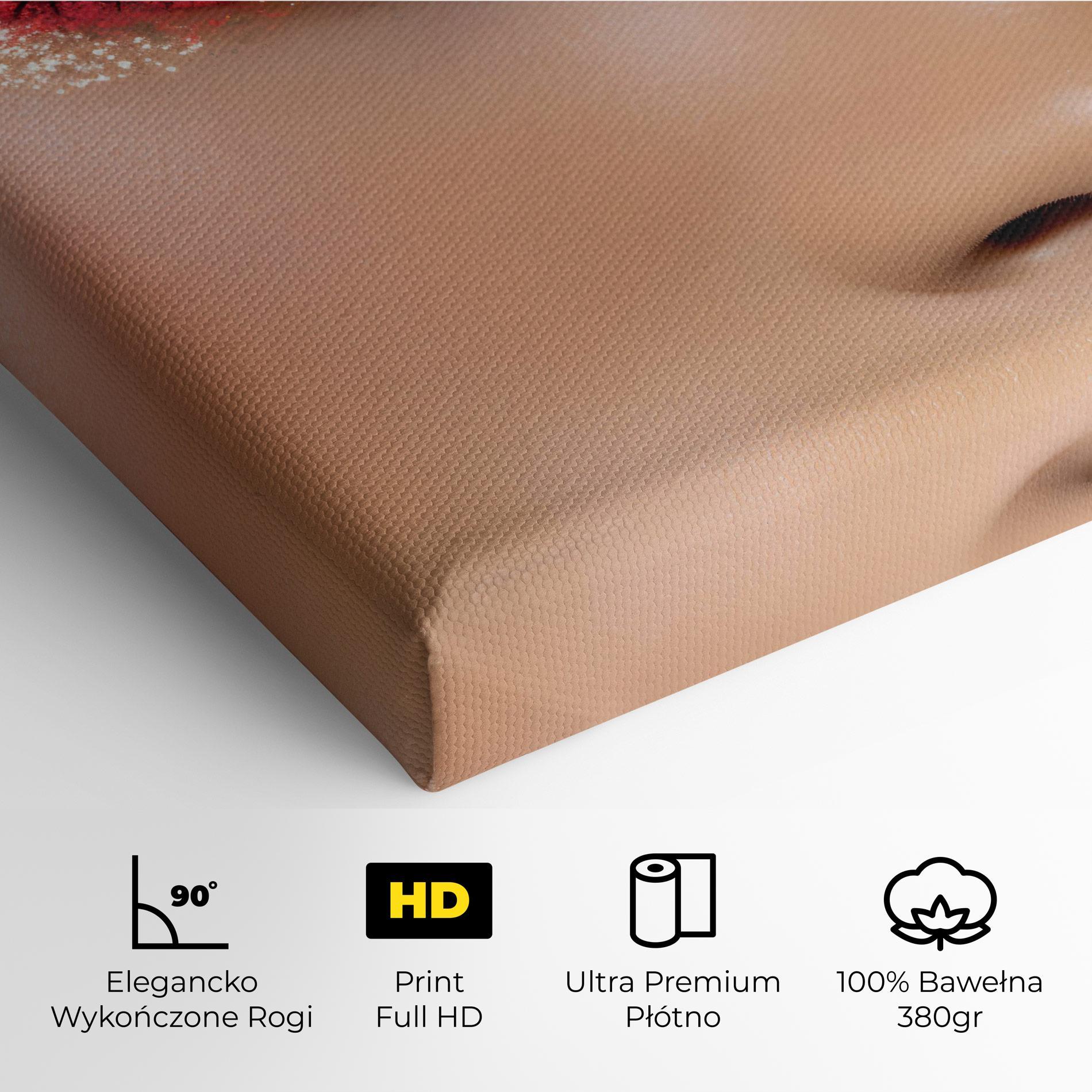 Obraz na Płótnie Feminine Makeup Model mockup 4