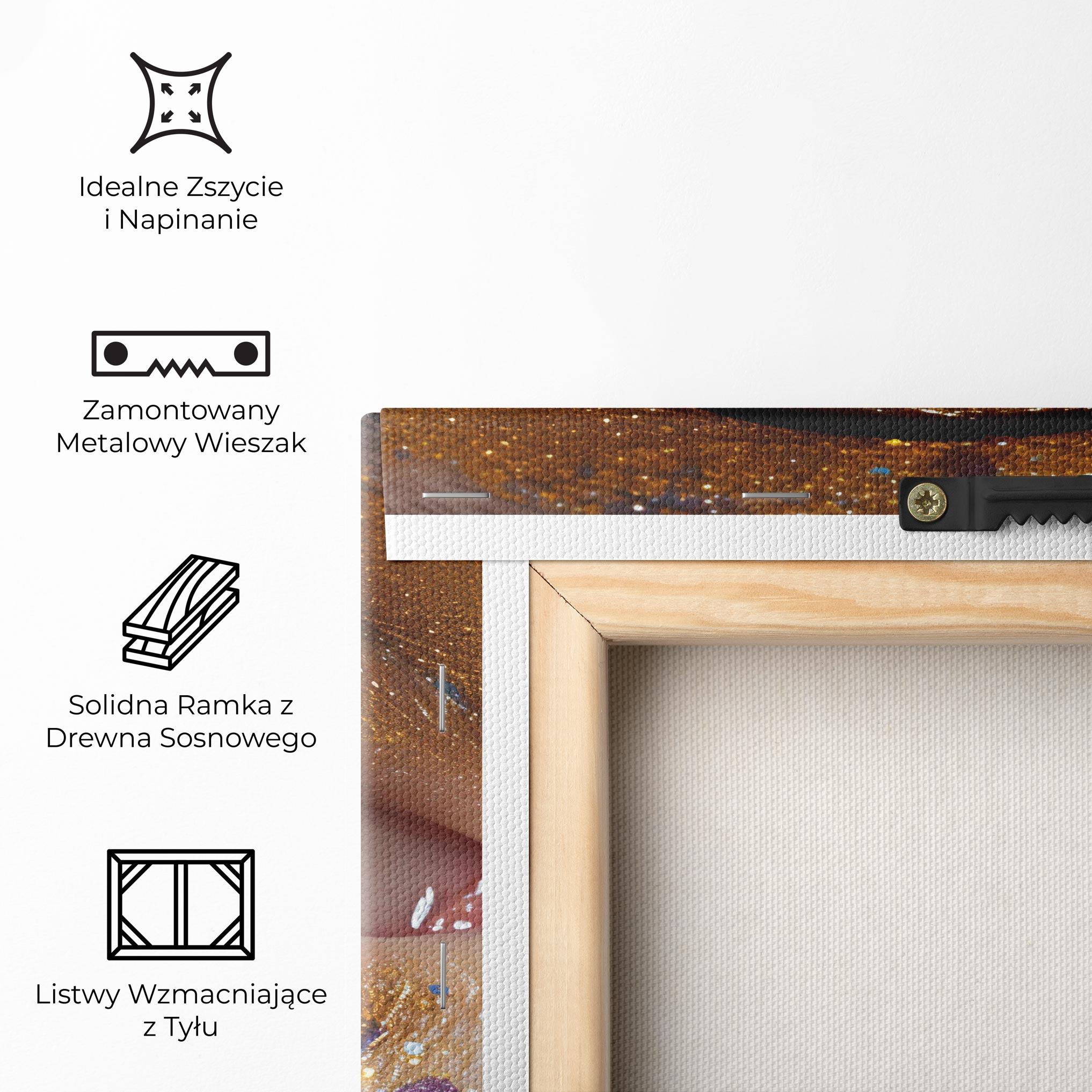 Obraz na Płótnie Blue Eye Make Up mockup 5