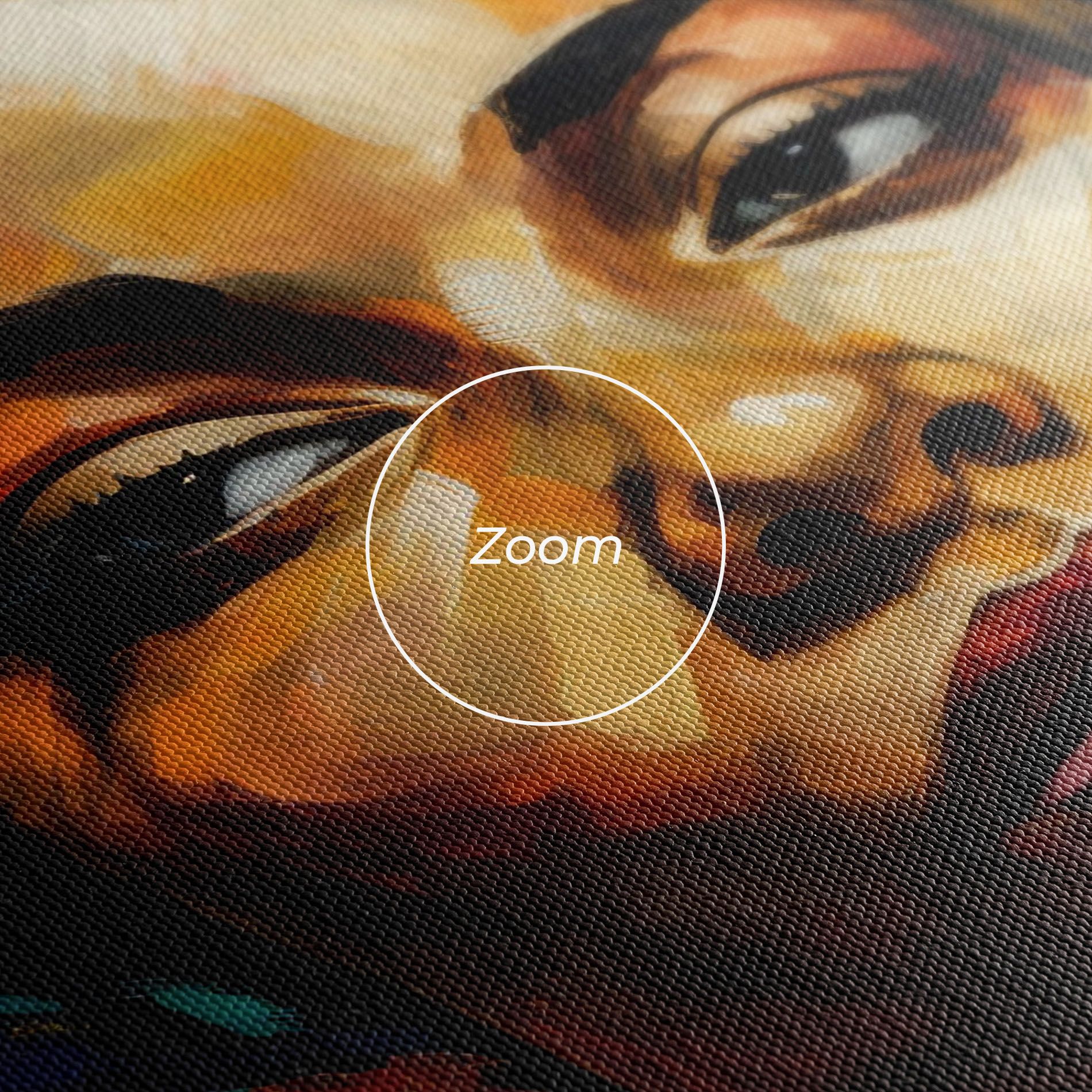 African Woman Looking mockup 3