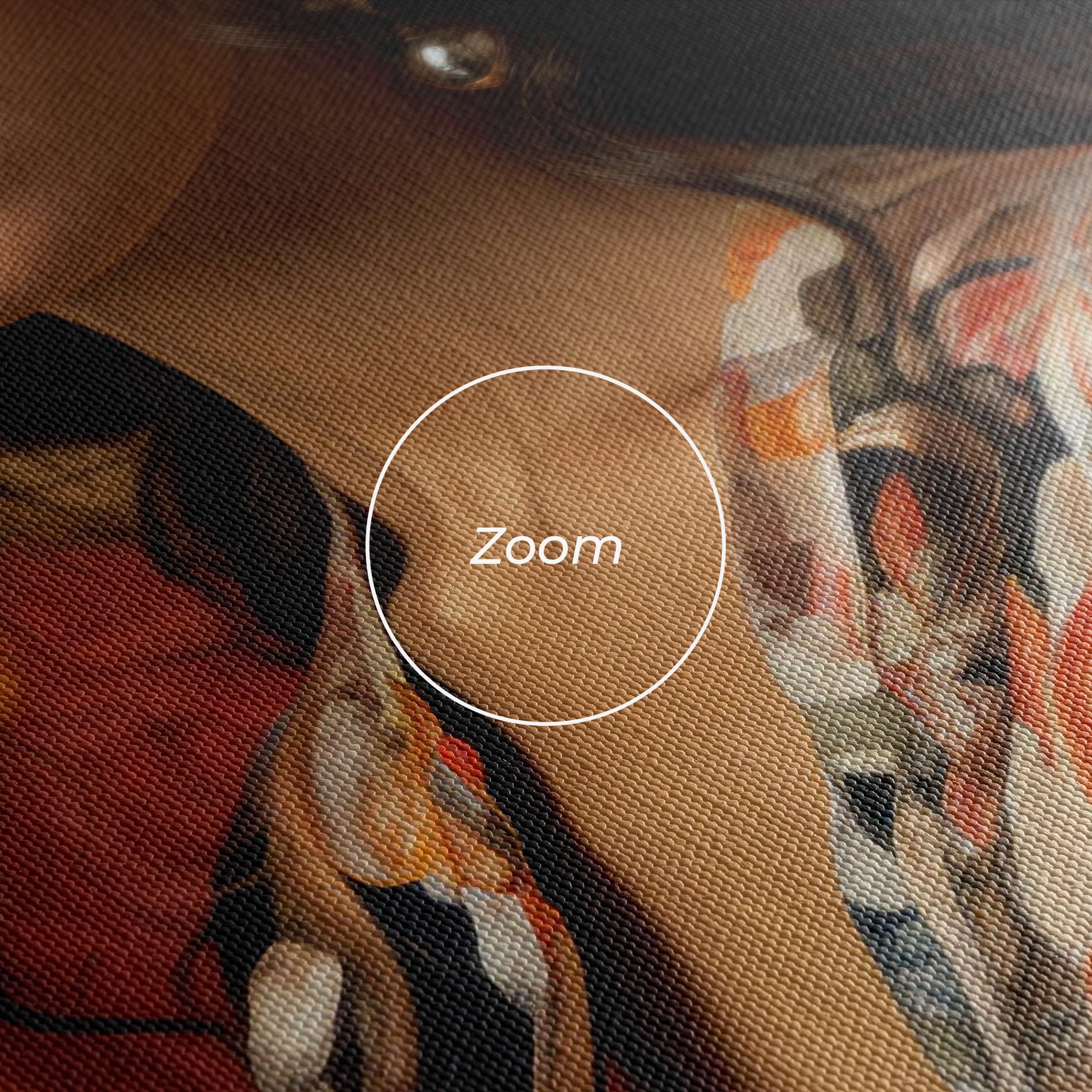 Obraz na Płótnie Floral Dress Lady mockup 3