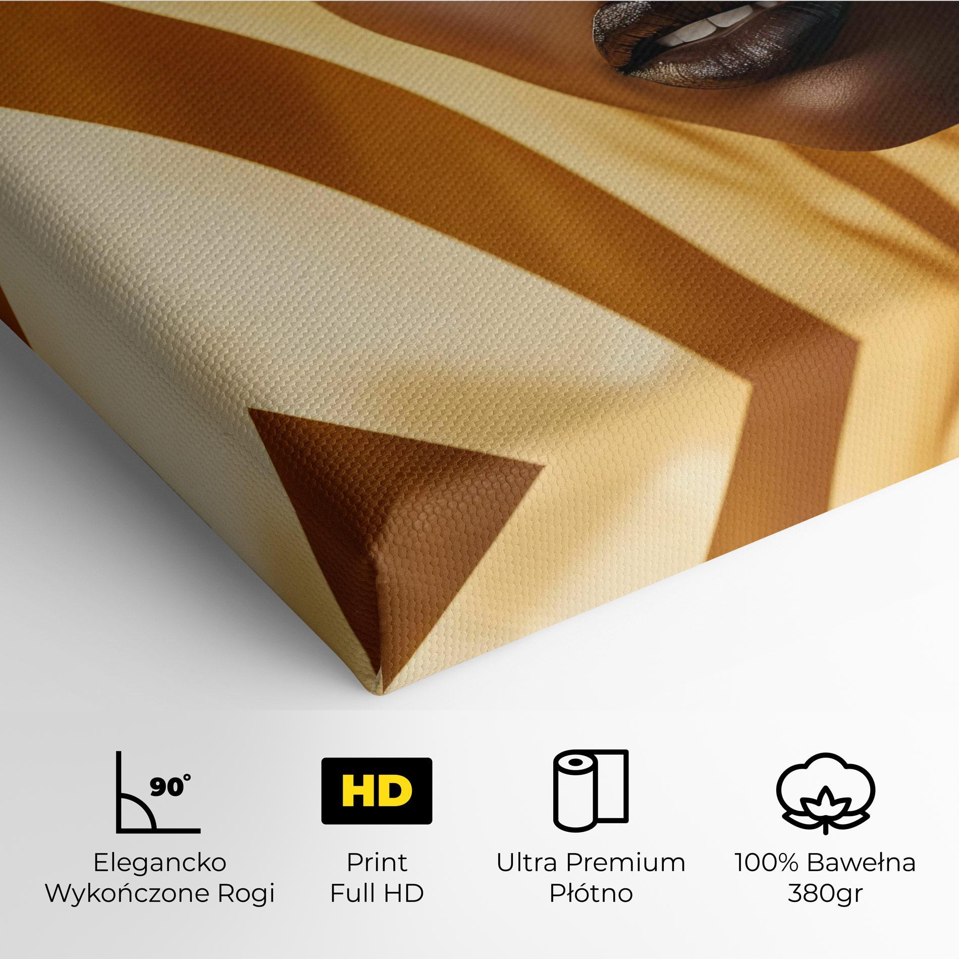 Obraz na Płótnie Fashion African Woman mockup 4