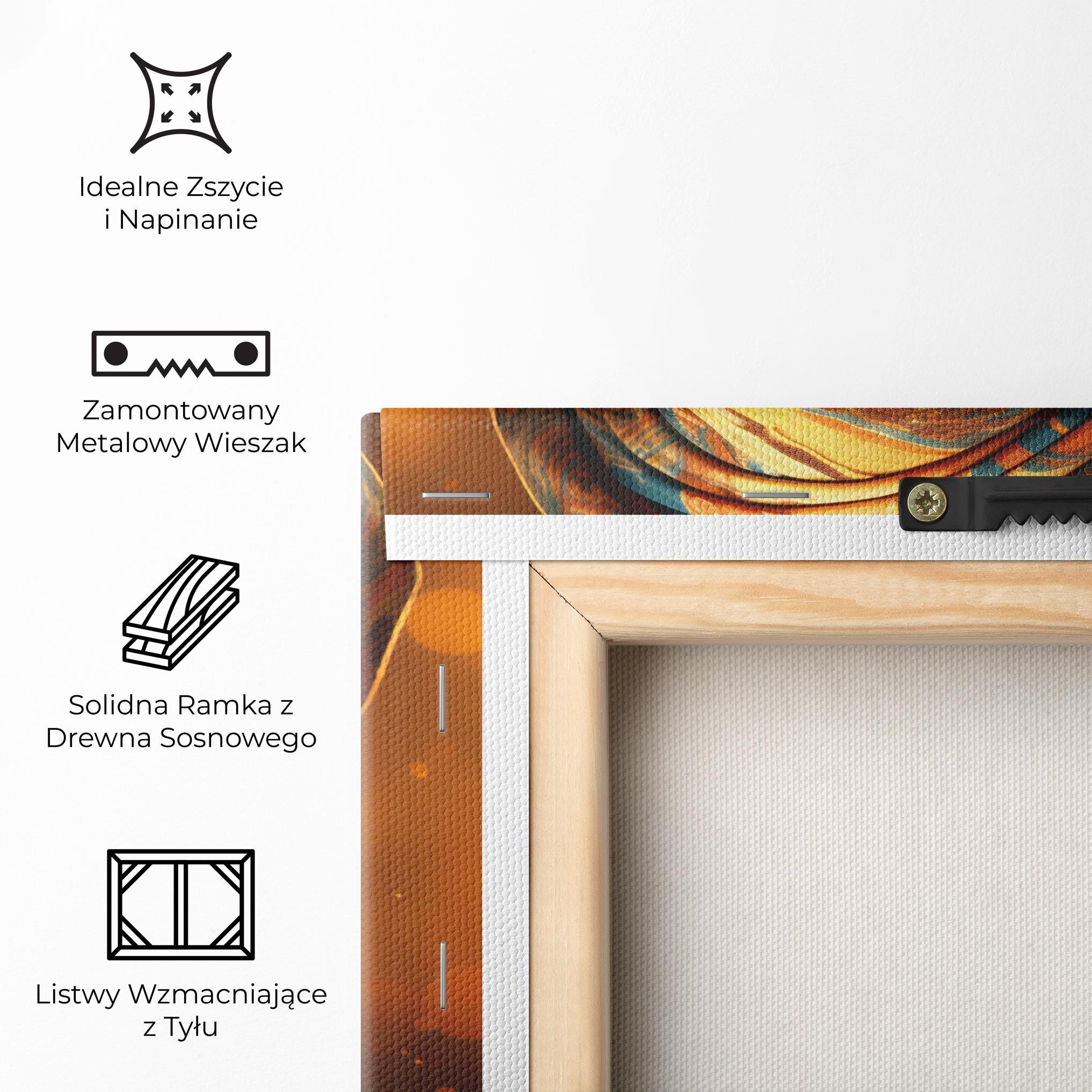 Obraz na Płótnie Fashion African Portrait mockup 5