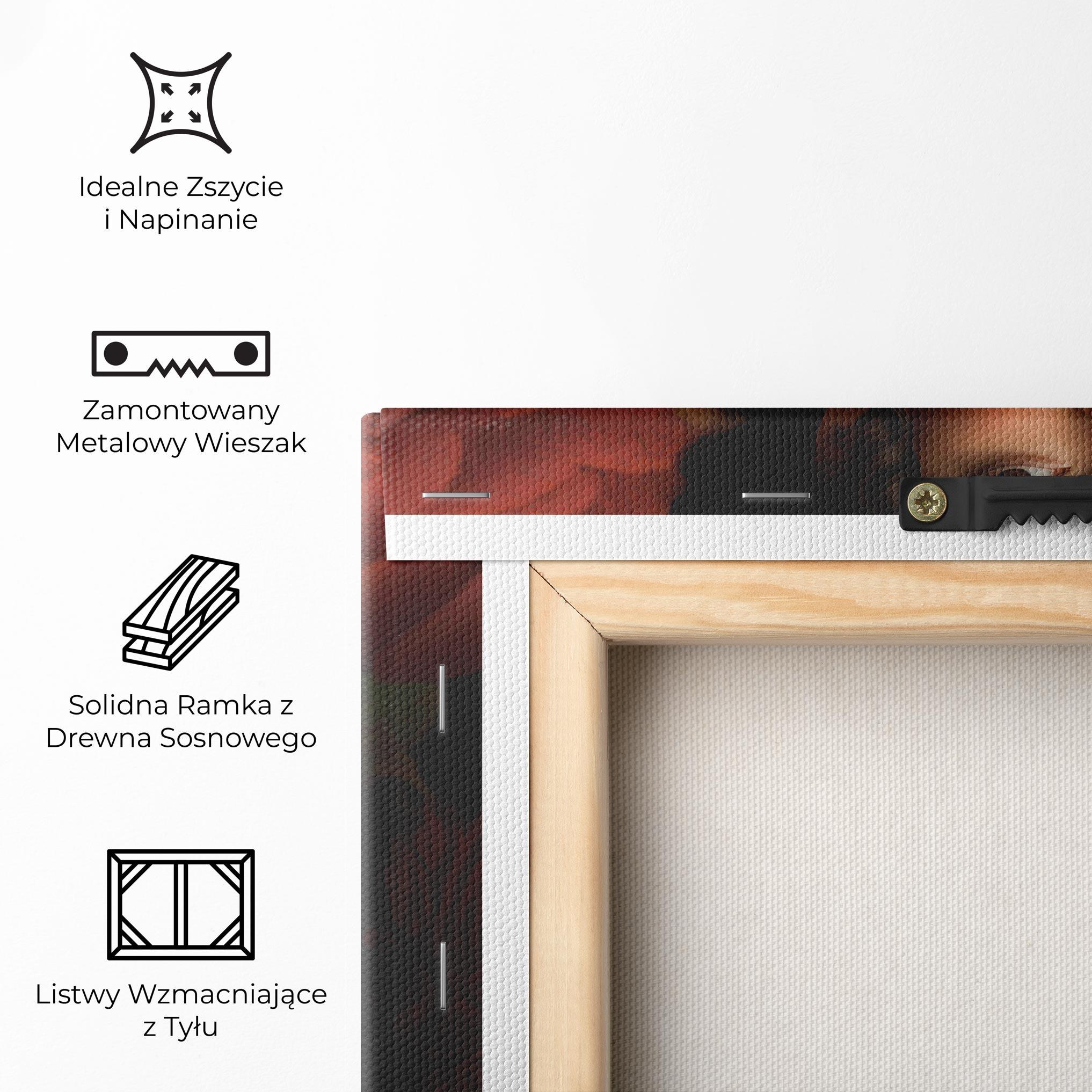 Obraz na Płótnie Floral Dress Lady mockup 5