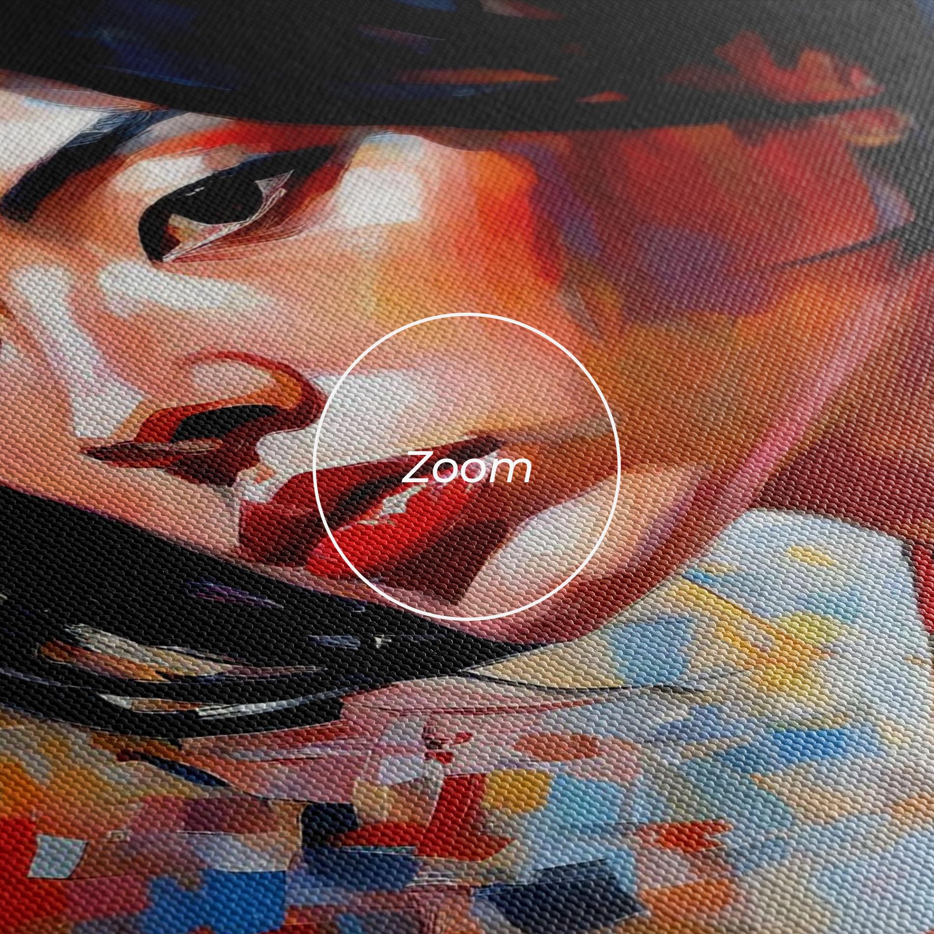 Obraz na Płótnie Beautiful Asian Woman mockup 3