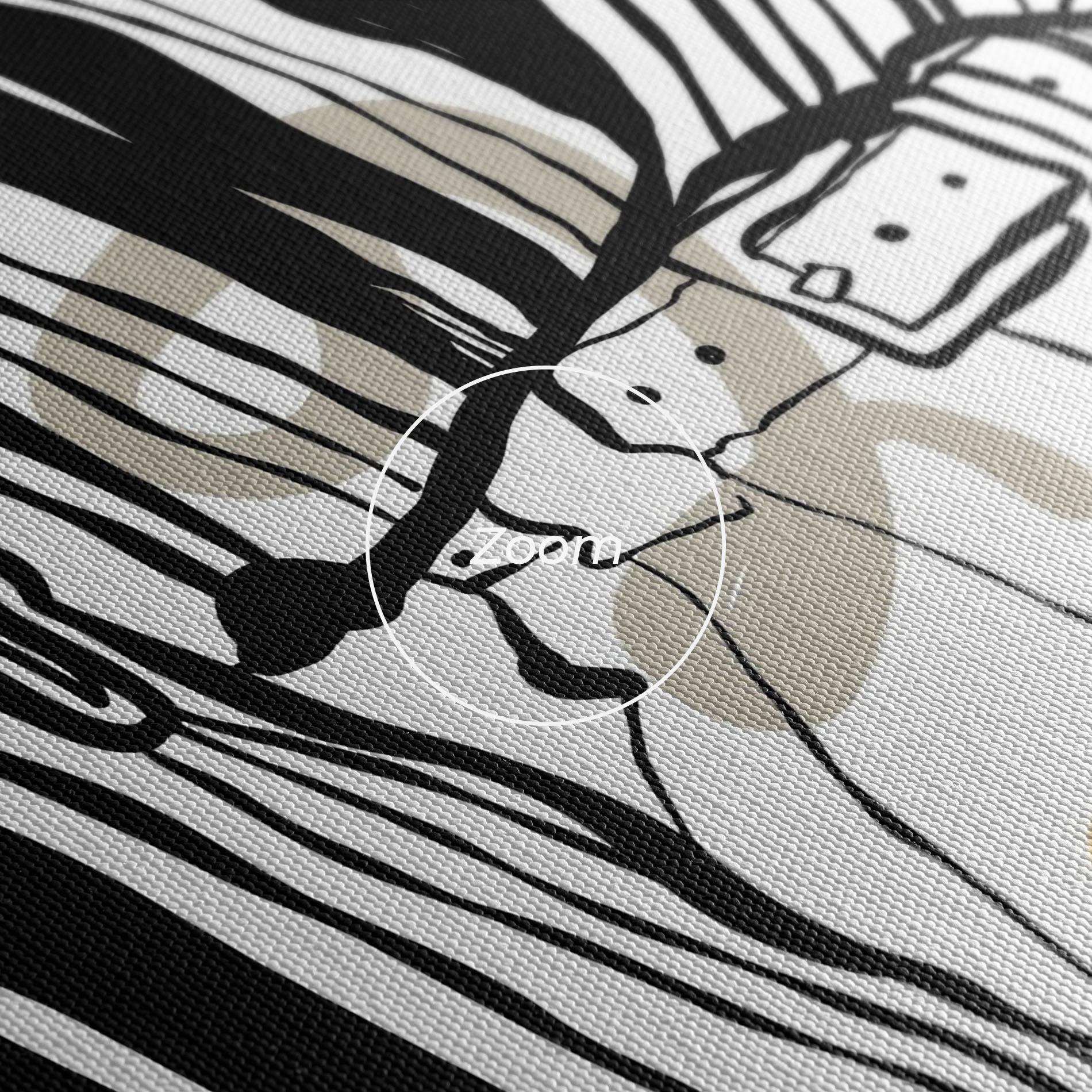 Obraz na Płótnie Modern Outfit Line mockup 3