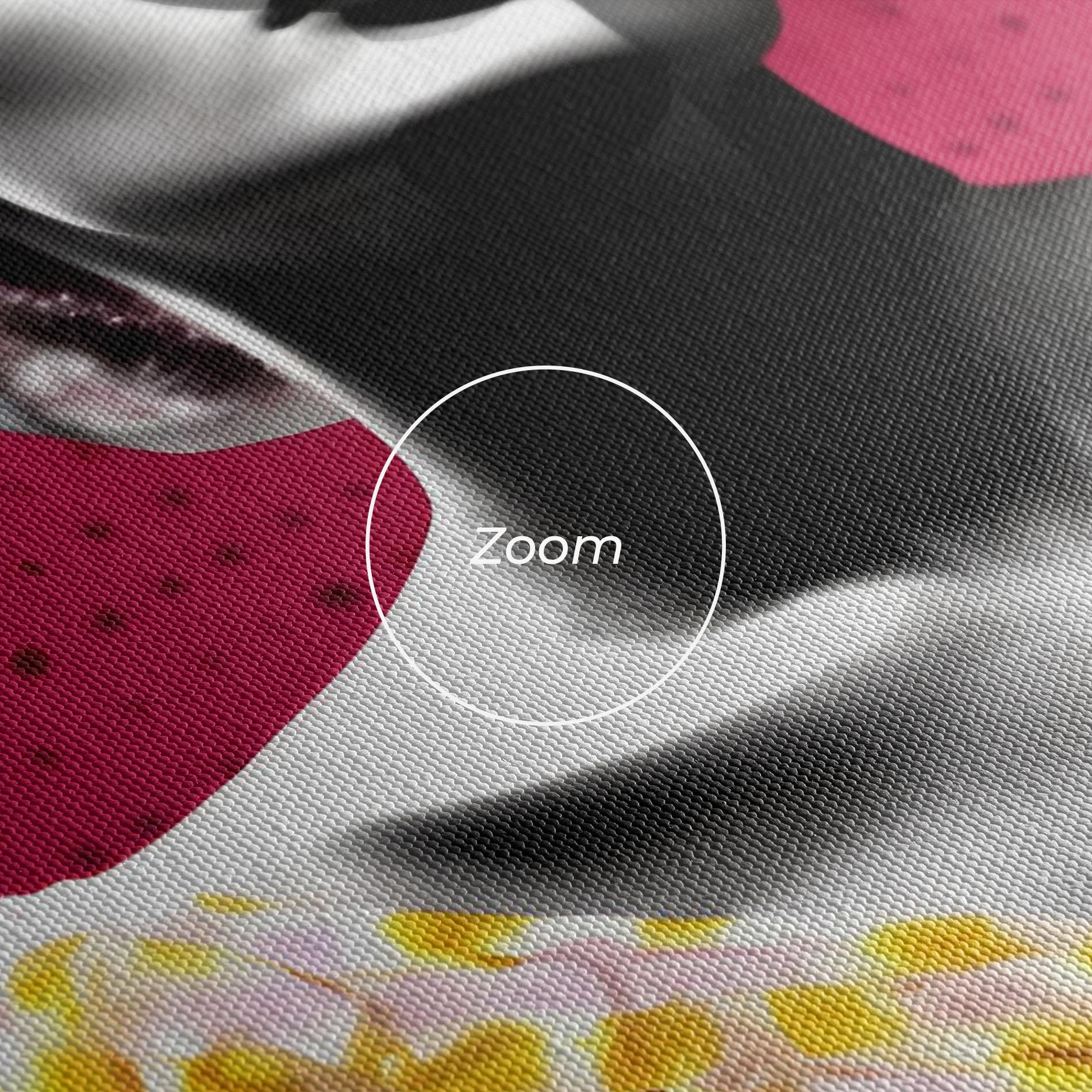 Obraz na Płótnie Yellow Dress On Pink mockup 3