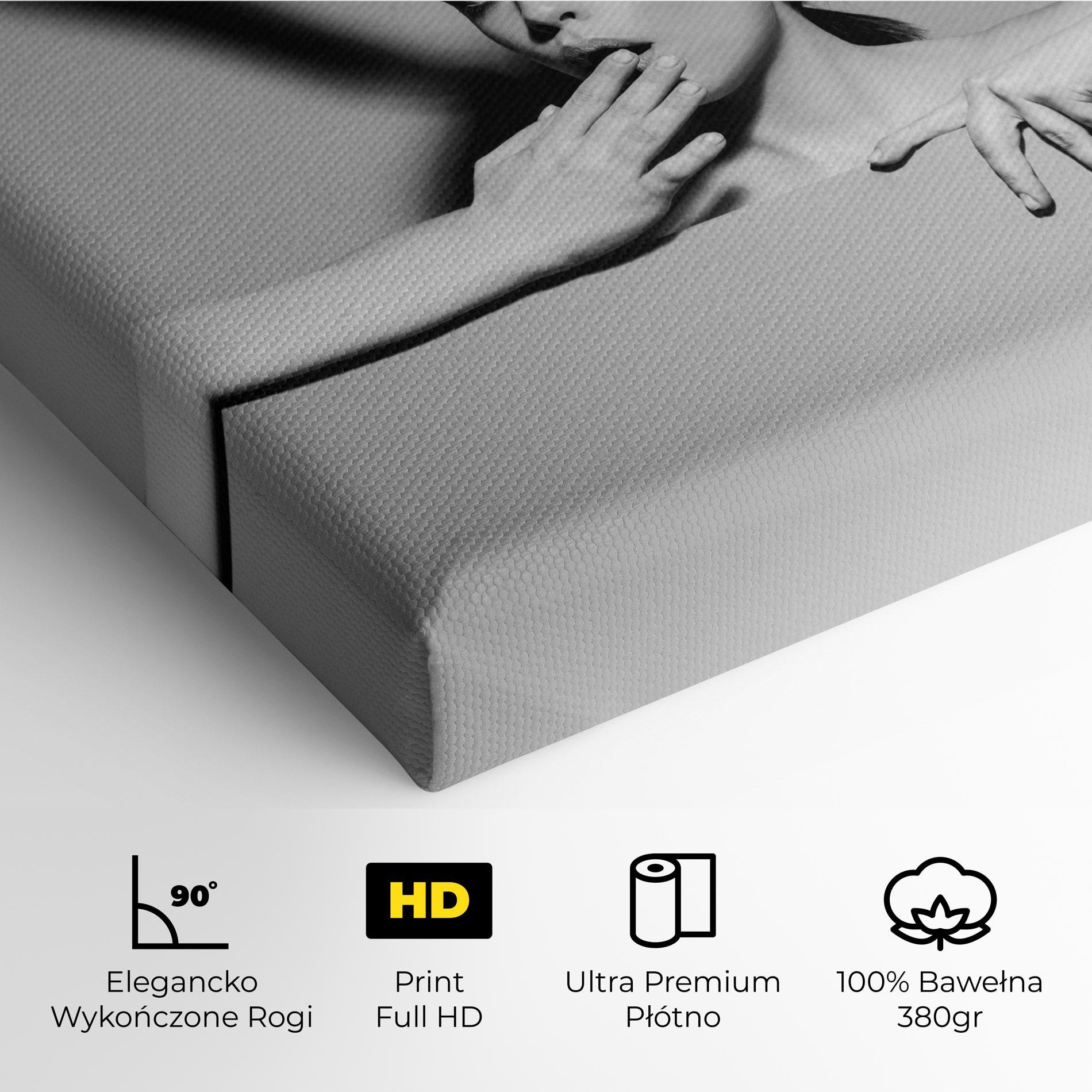 Obraz na Płótnie Bunny Ears Peeking mockup 4