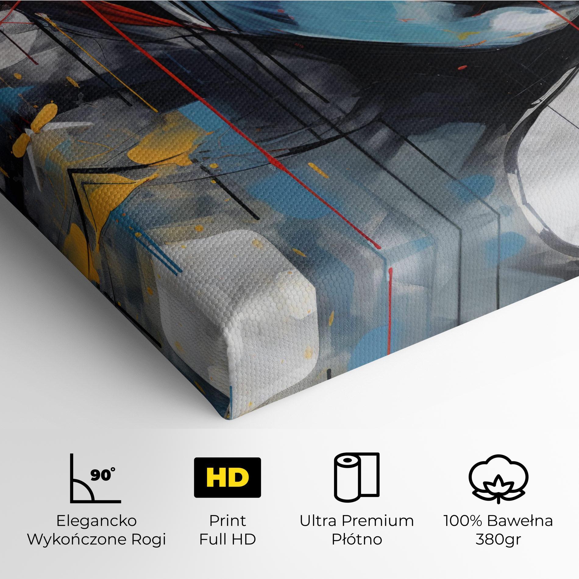 Obraz na Płótnie Edgy Woman mockup 4