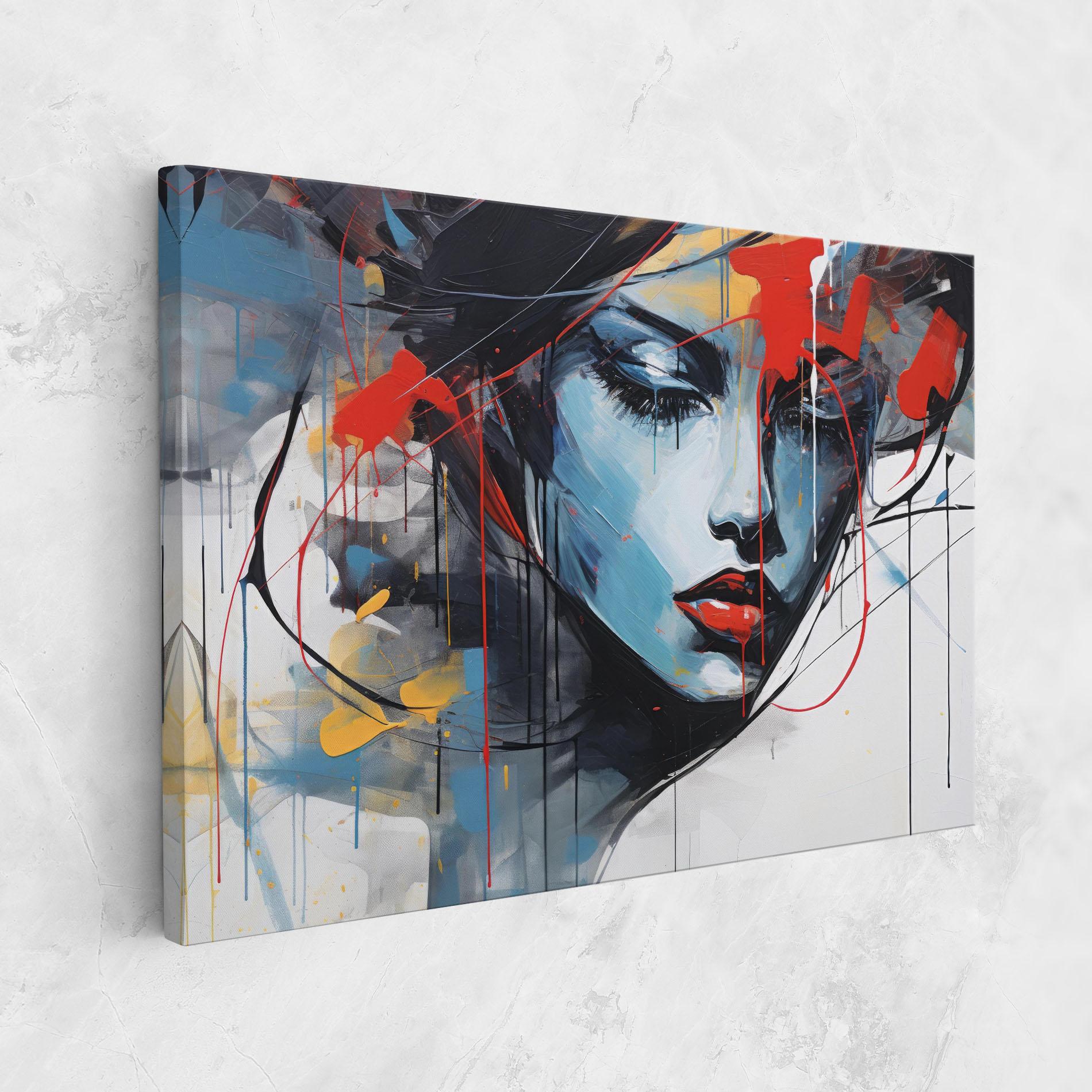 Obraz na Płótnie Edgy Woman mockup 1