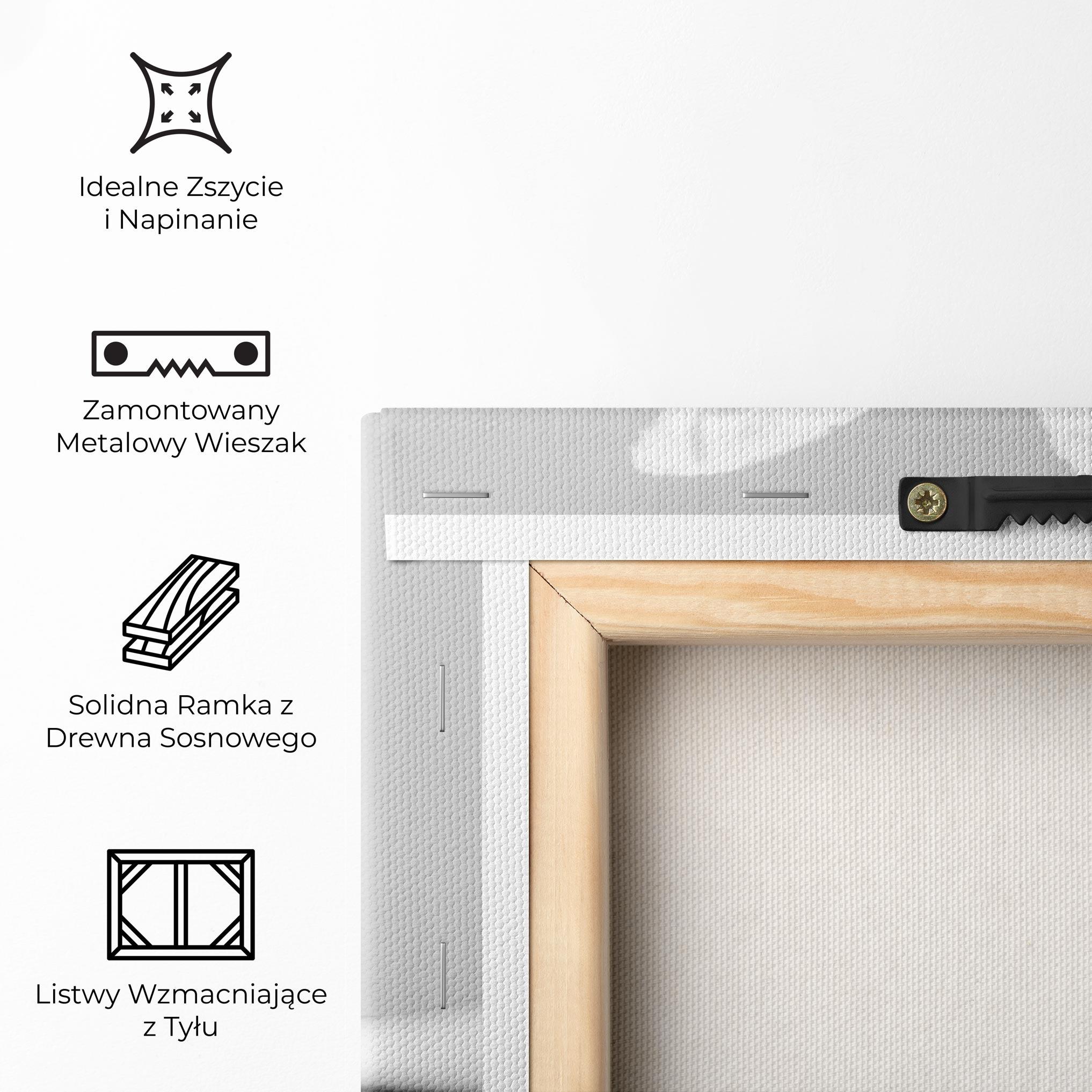 Obraz na Płótnie Bunny Ears Peeking mockup 5