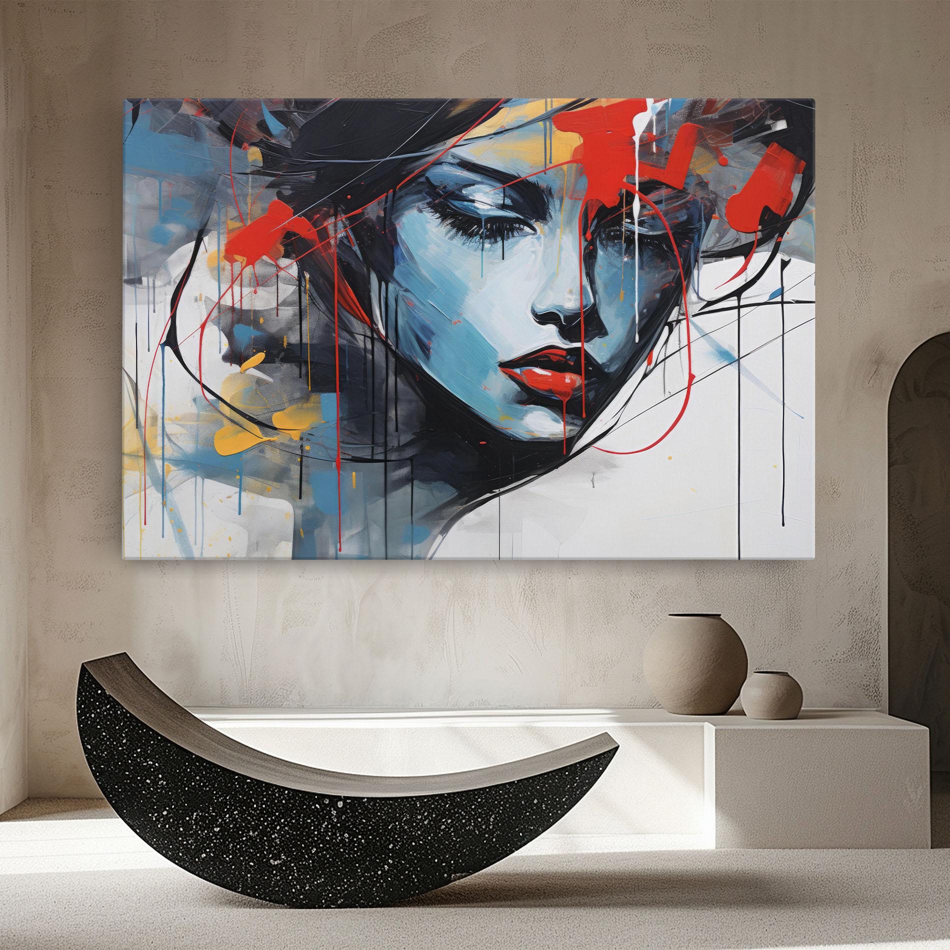 Obraz na Płótnie Edgy Woman mockup 8