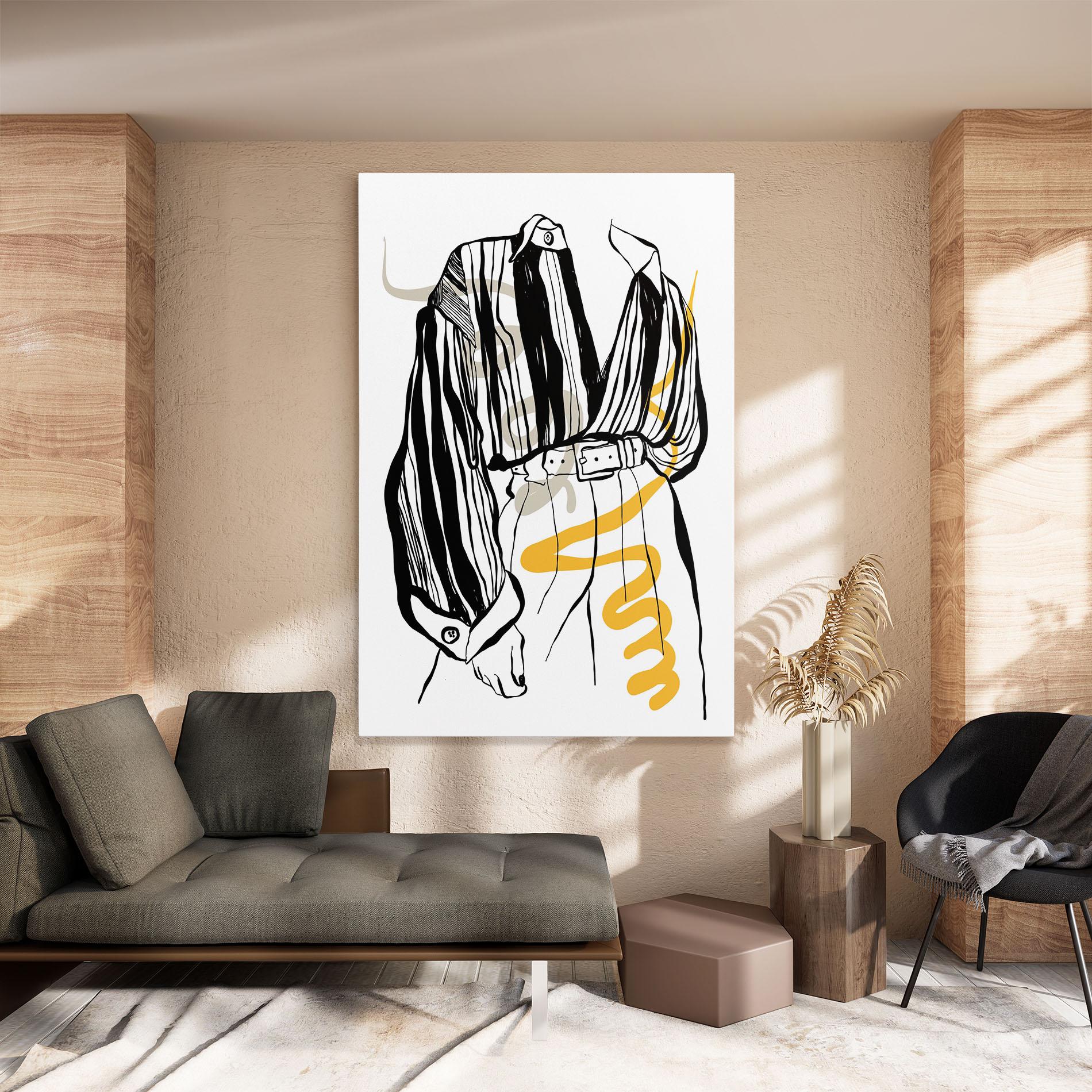 Obraz na Płótnie Modern Outfit Line mockup 8