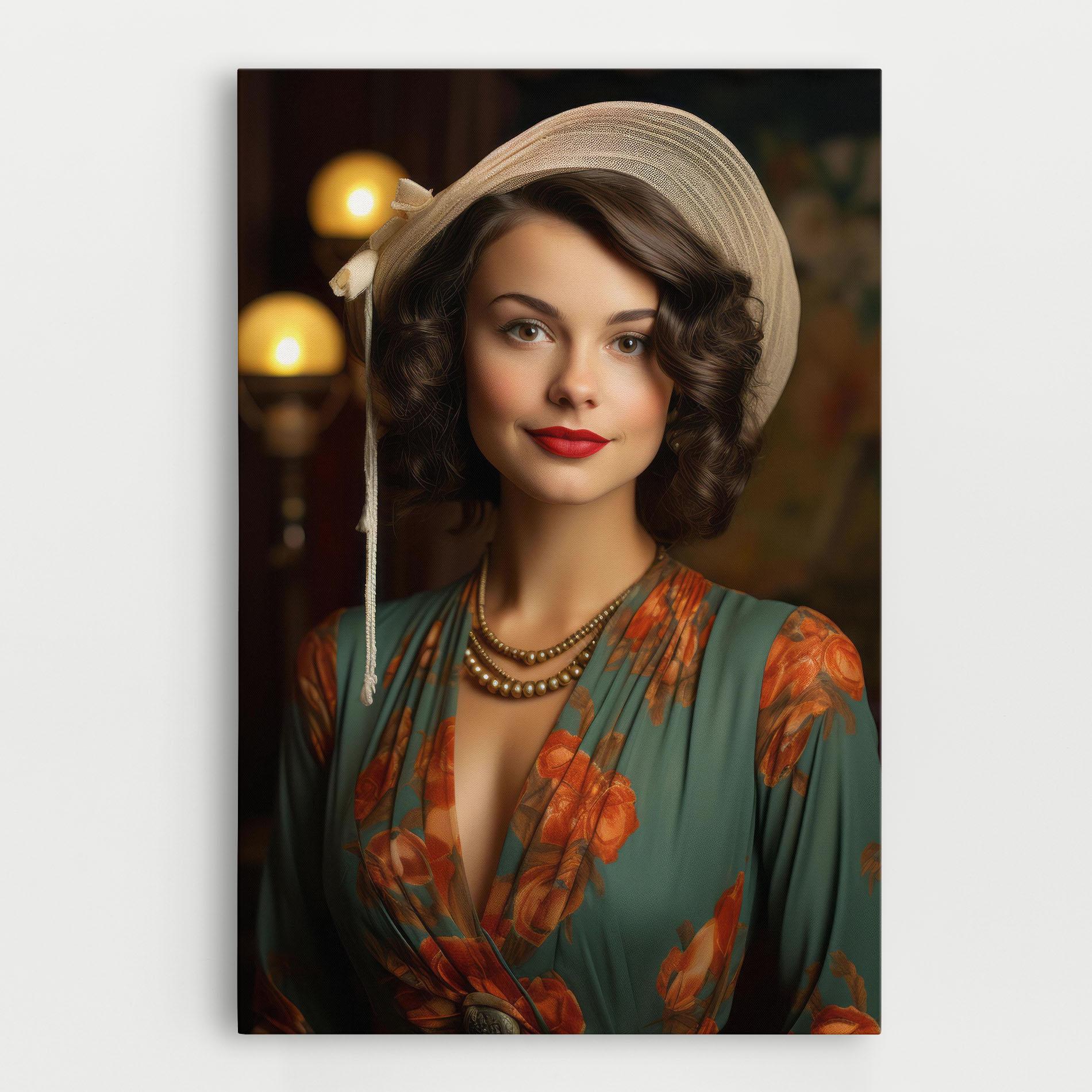 Obraz na Płótnie Green Orange Blouse mockup 0