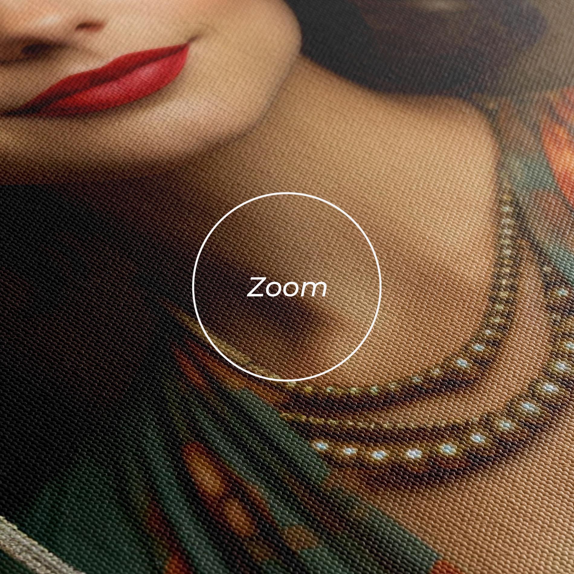 Obraz na Płótnie Green Orange Blouse mockup 3