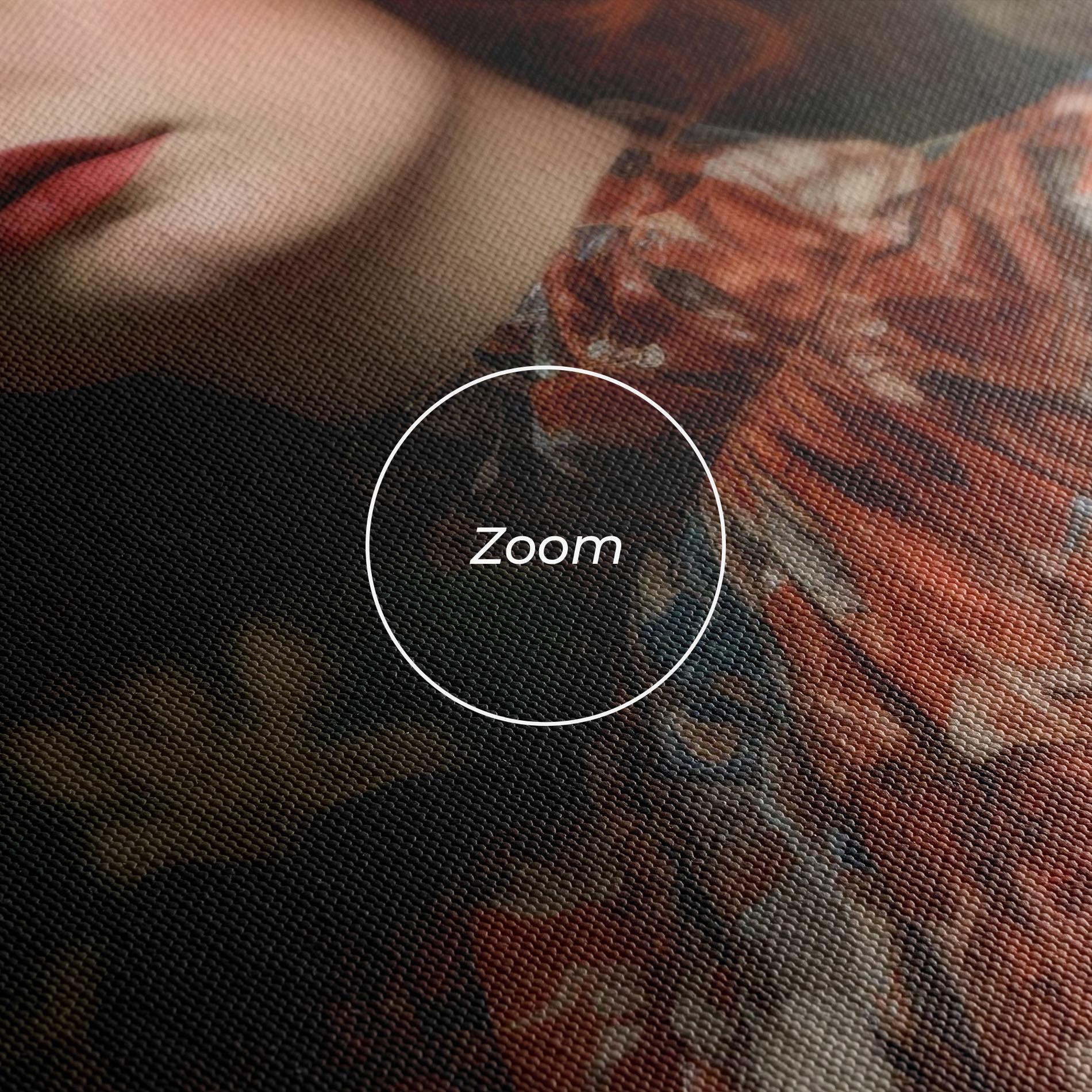 Obraz na Płótnie Red Vintage Hair mockup 3