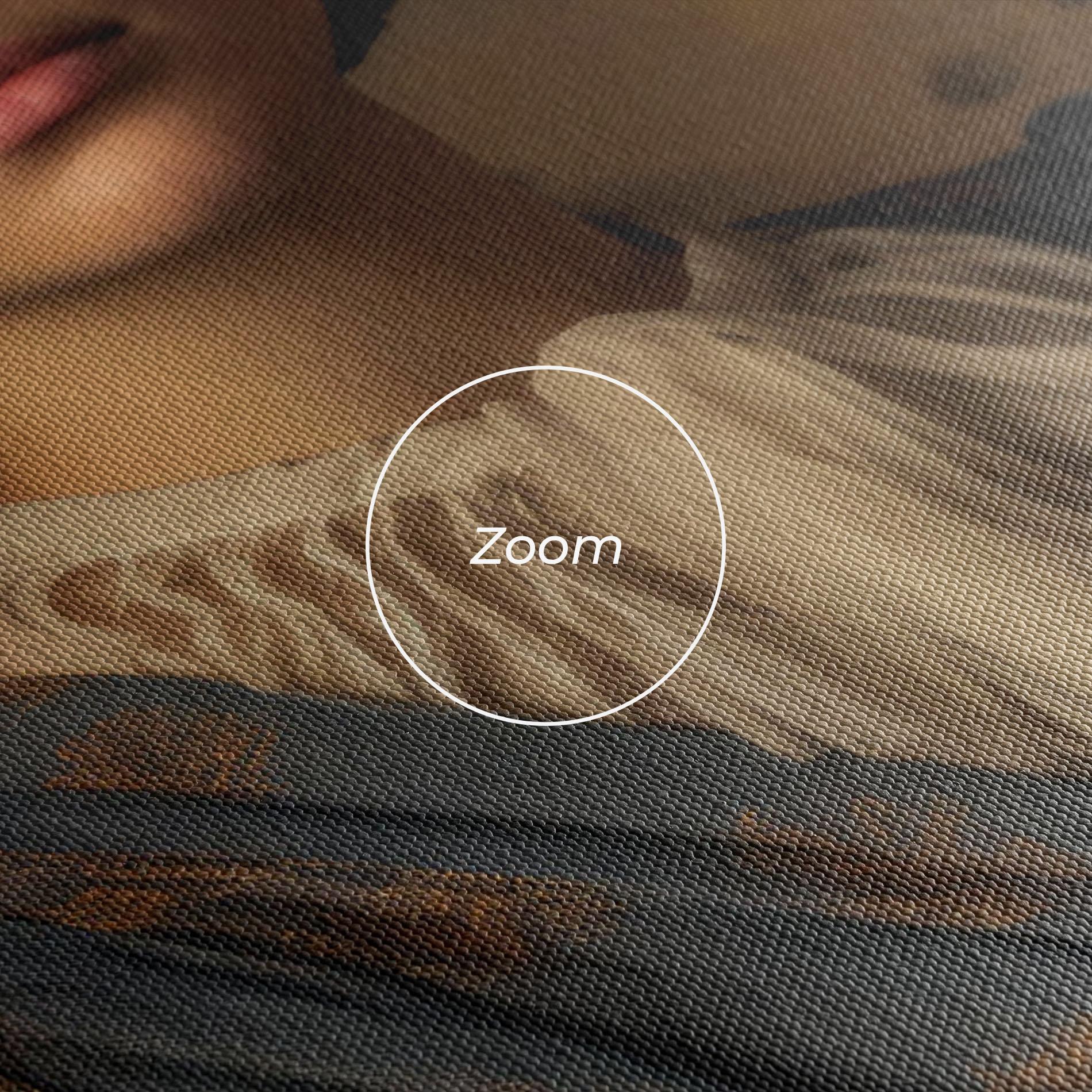 Obraz na Płótnie Vintage Blue Dress mockup 3