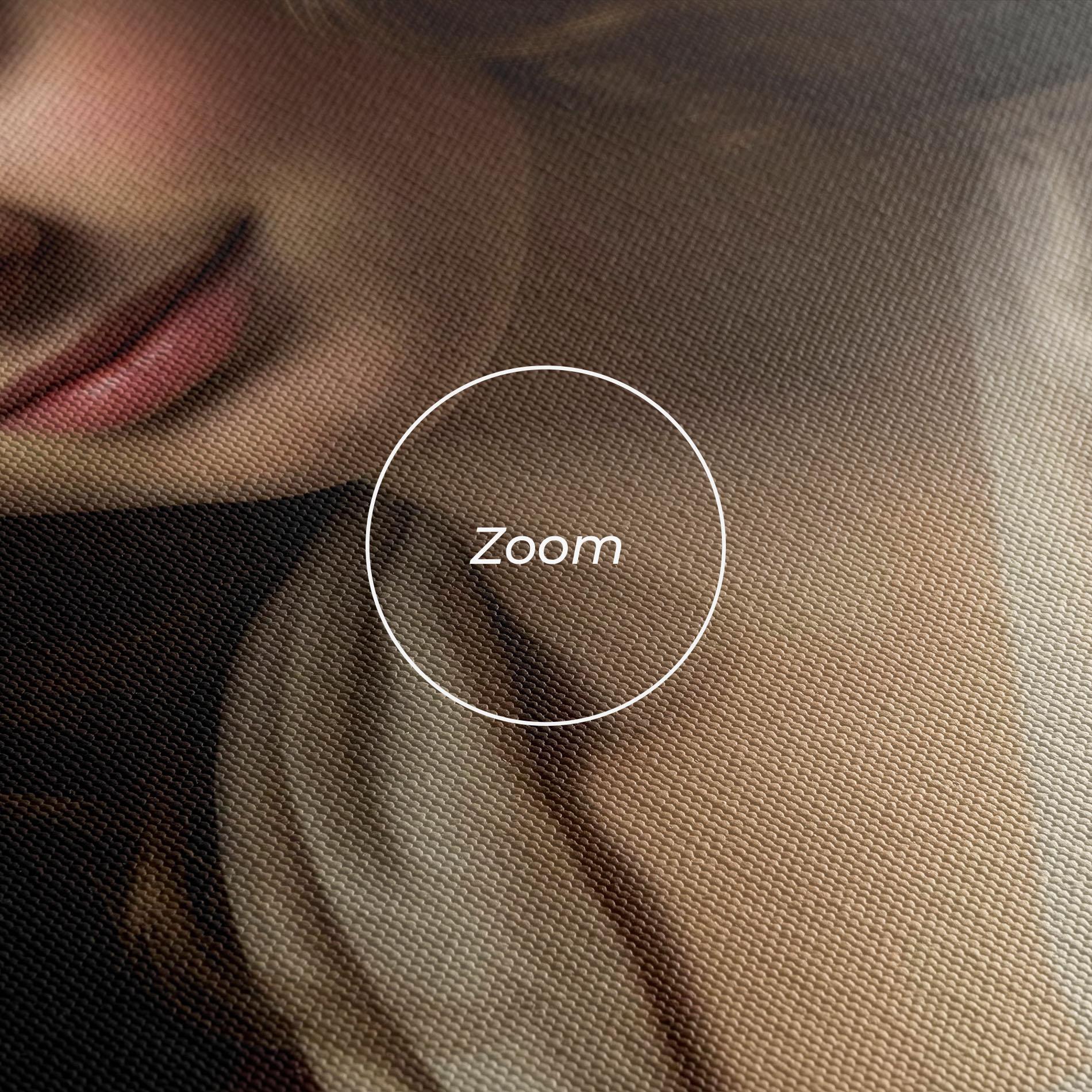 Obraz na Płótnie Young Vintage Woman mockup 3