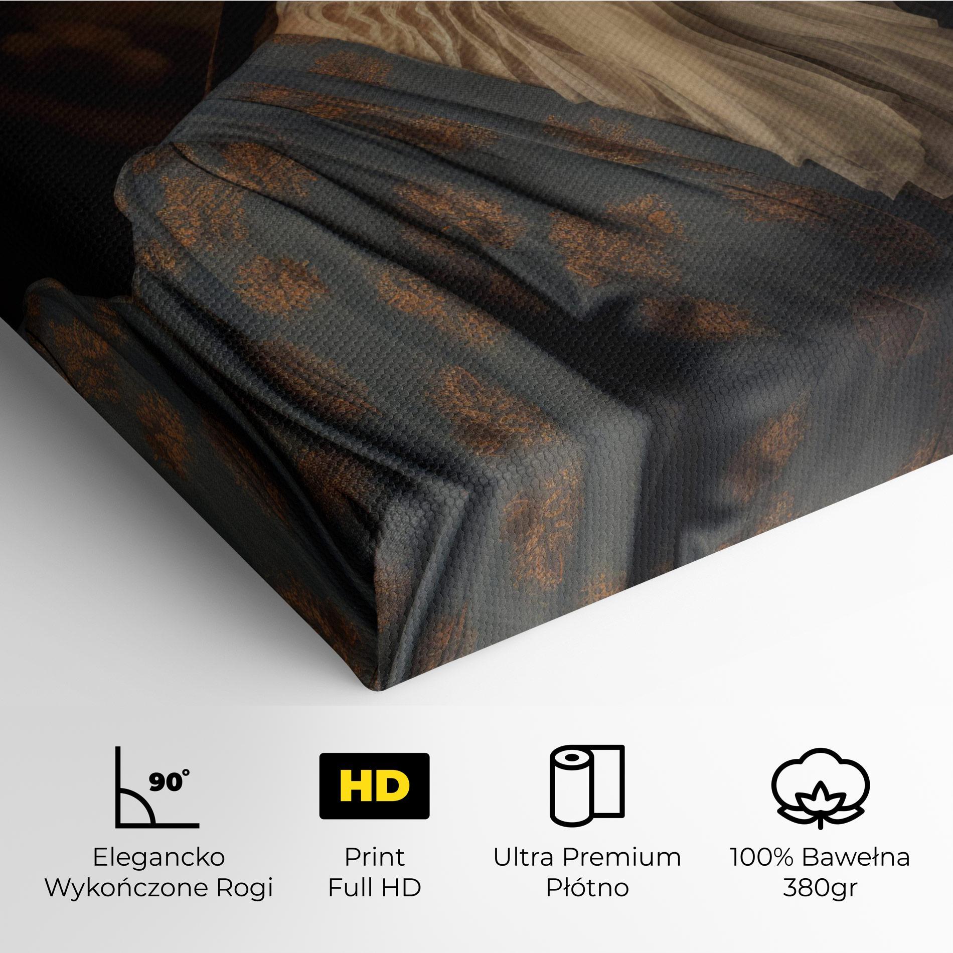 Obraz na Płótnie Vintage Blue Dress mockup 4