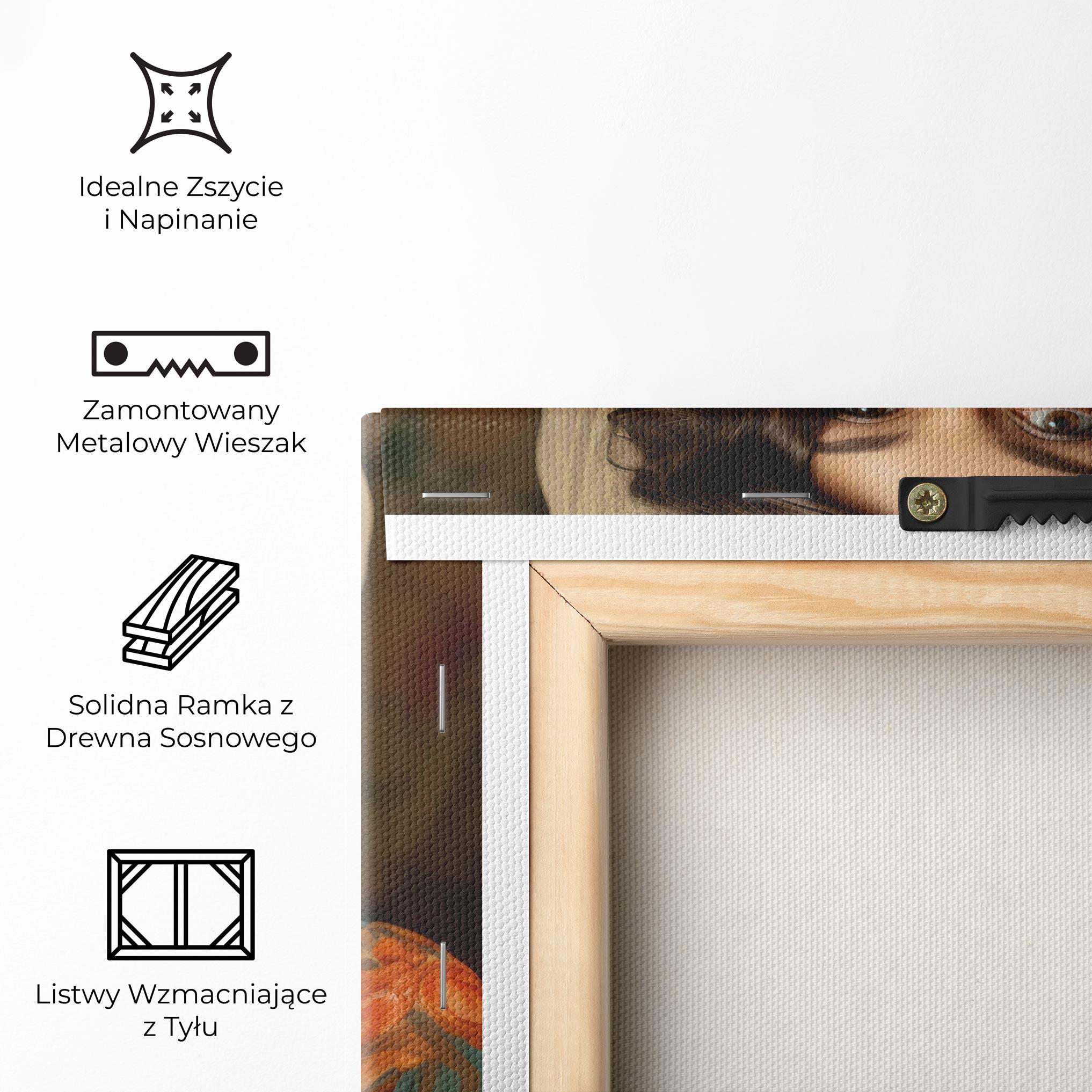 Obraz na Płótnie Green Orange Blouse mockup 5