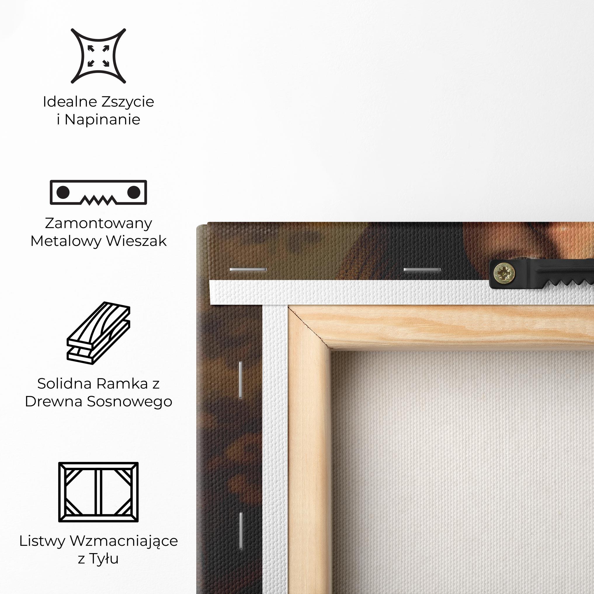 Obraz na Płótnie Vintage Blue Dress mockup 5