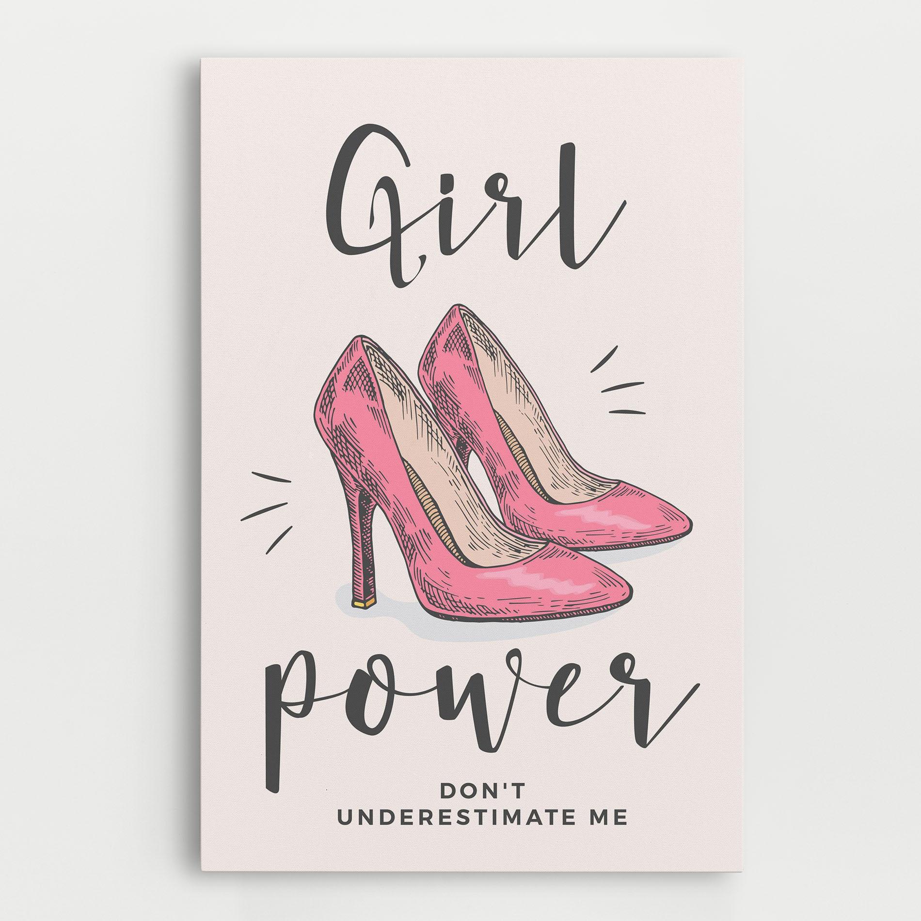 Obraz na Płótnie Girl Power mockup 0