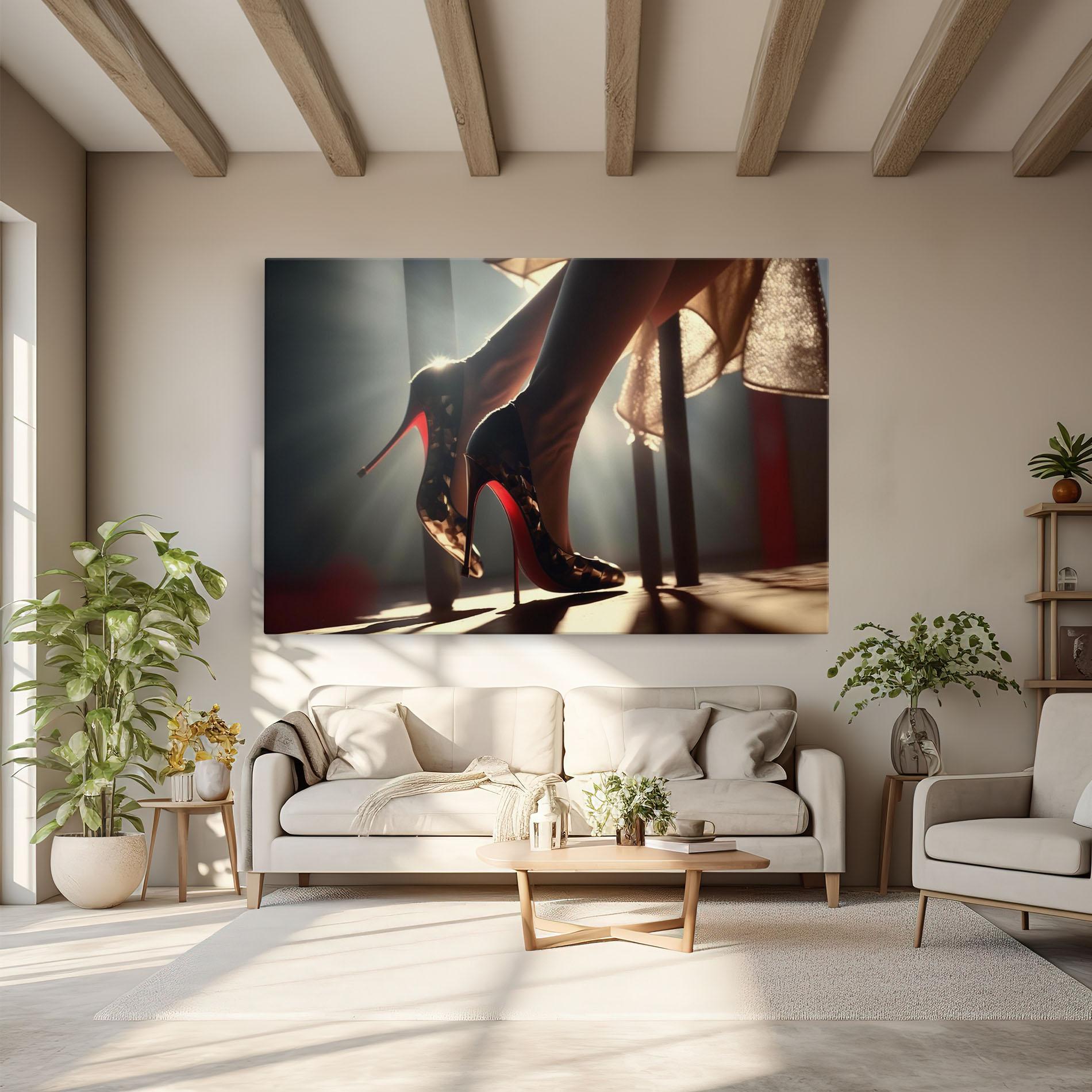 Obraz na Płótnie Heels In The Sun mockup 6