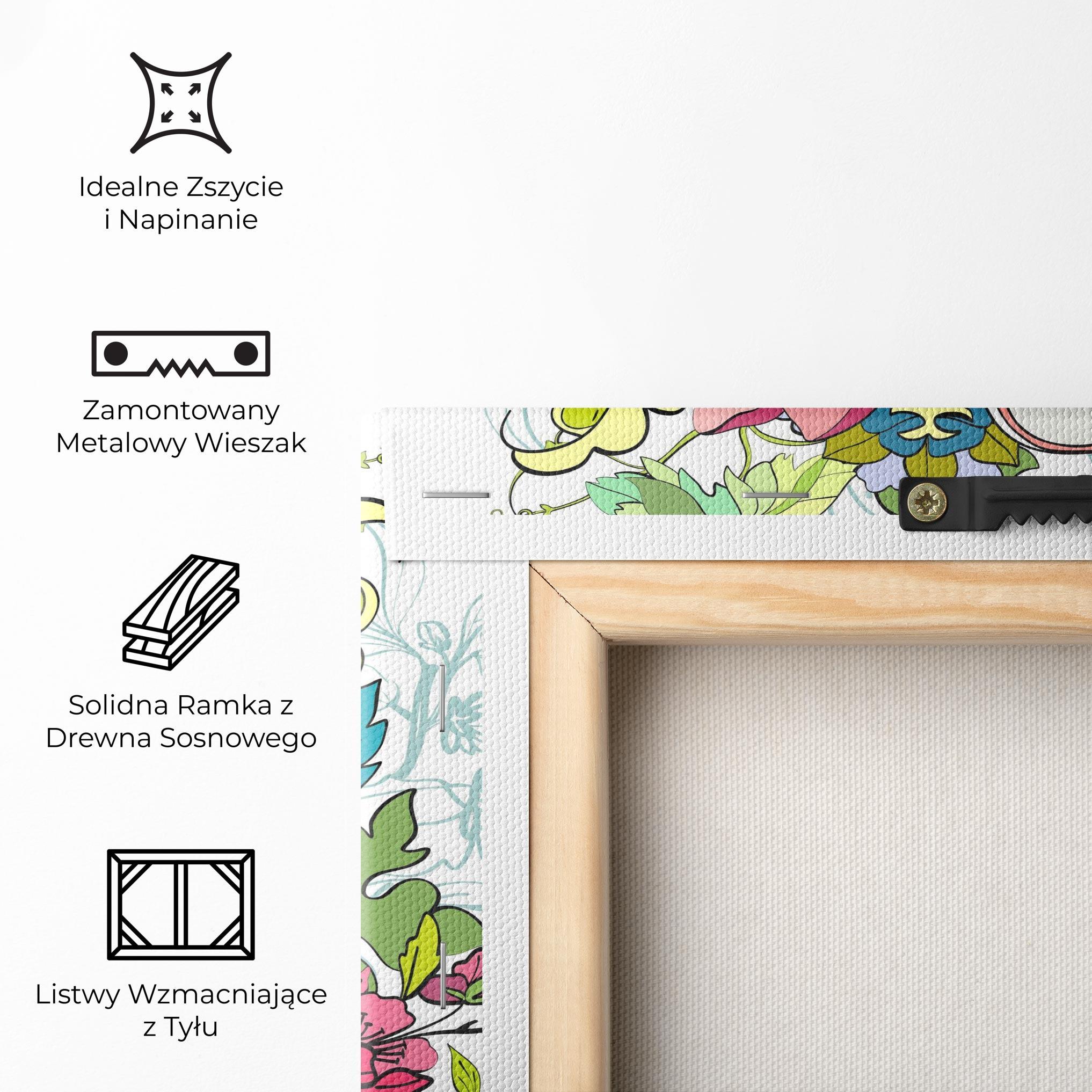 Obraz na Płótnie Flower Shoes mockup 5