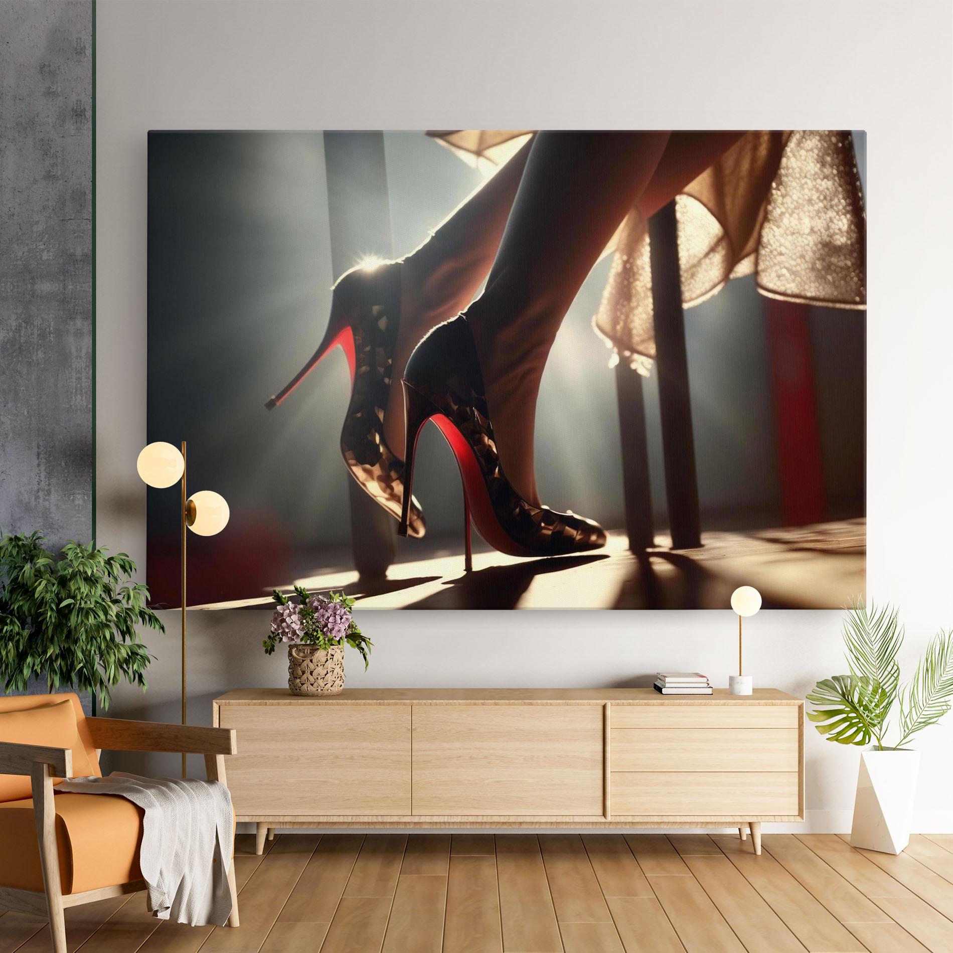 Obraz na Płótnie Heels In The Sun mockup 9