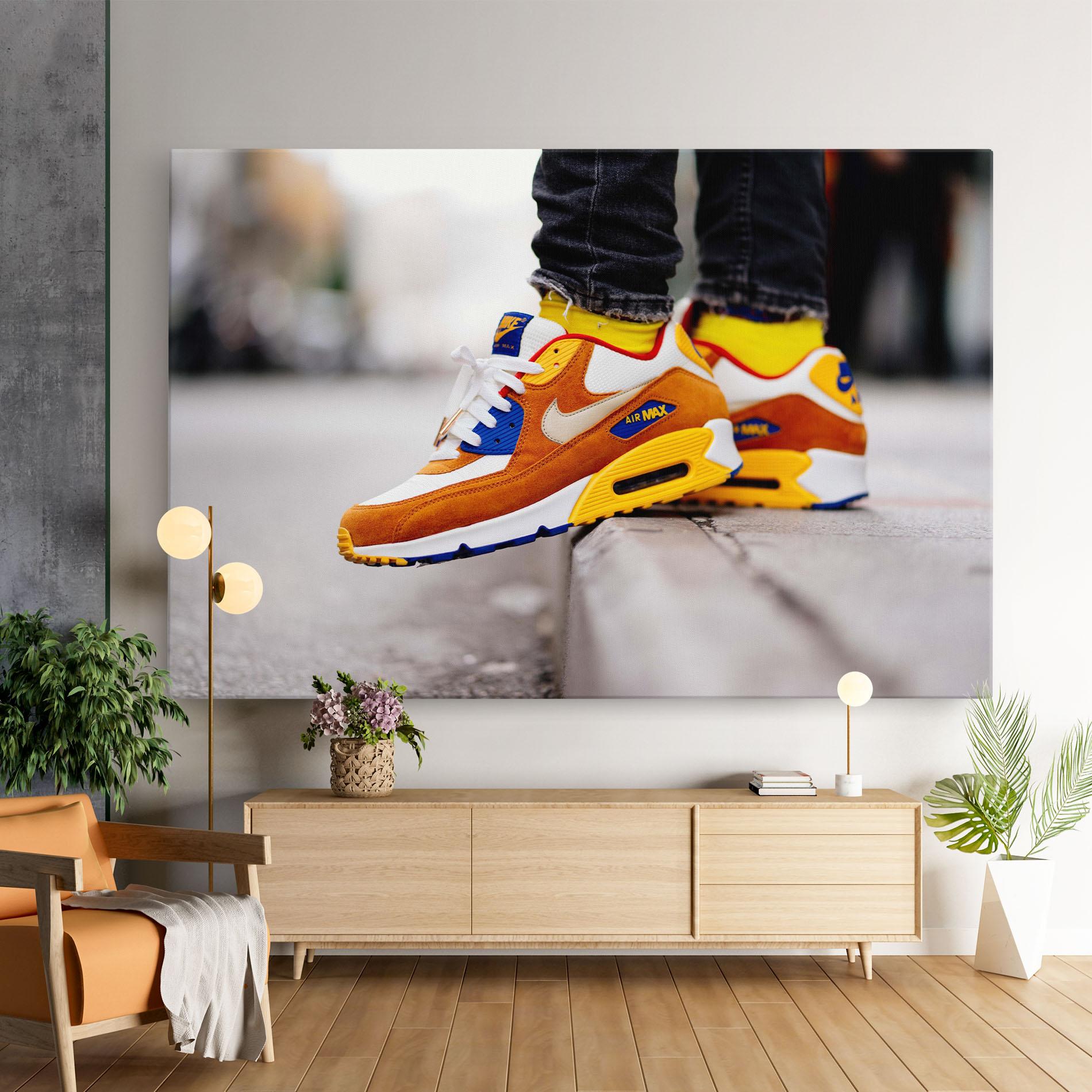 Obraz na Płótnie Nike Air Max Shoes mockup 9