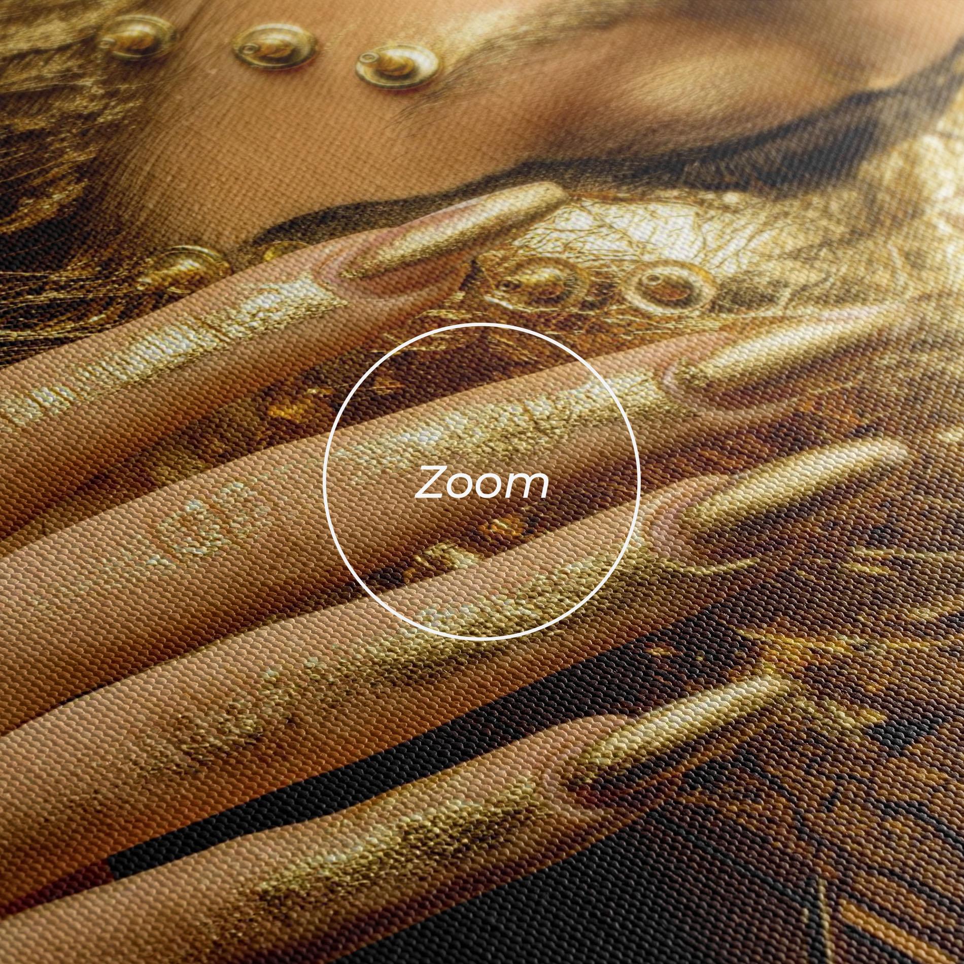 Obraz na Płótnie Festive Golden Makeup mockup 3