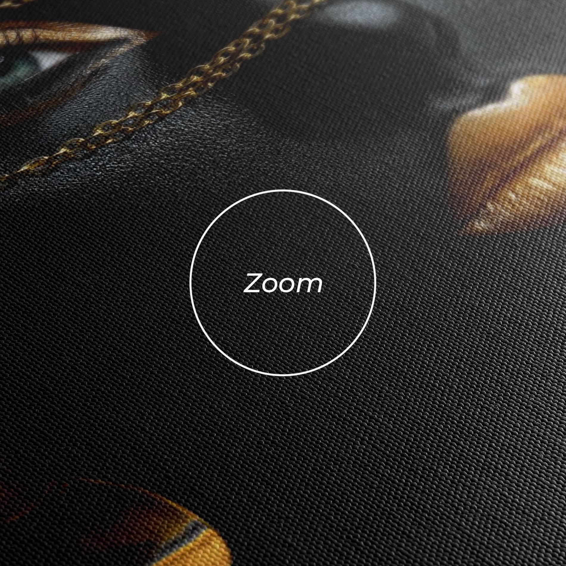 Obraz na Płótnie Gold Chain Woman mockup 3