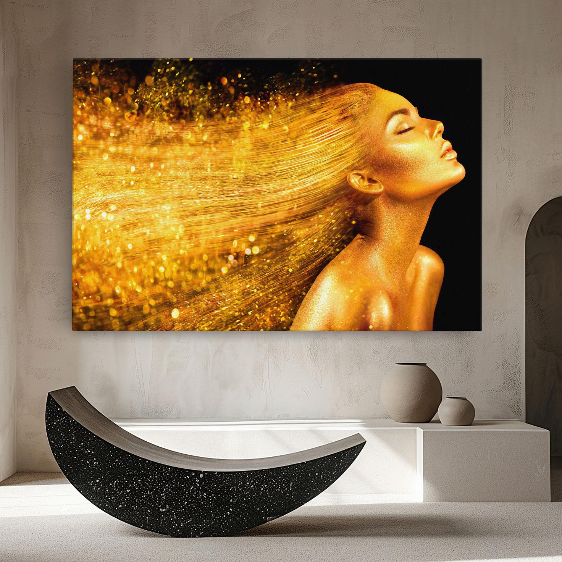 Obraz na Płótnie Golden Girl mockup 8