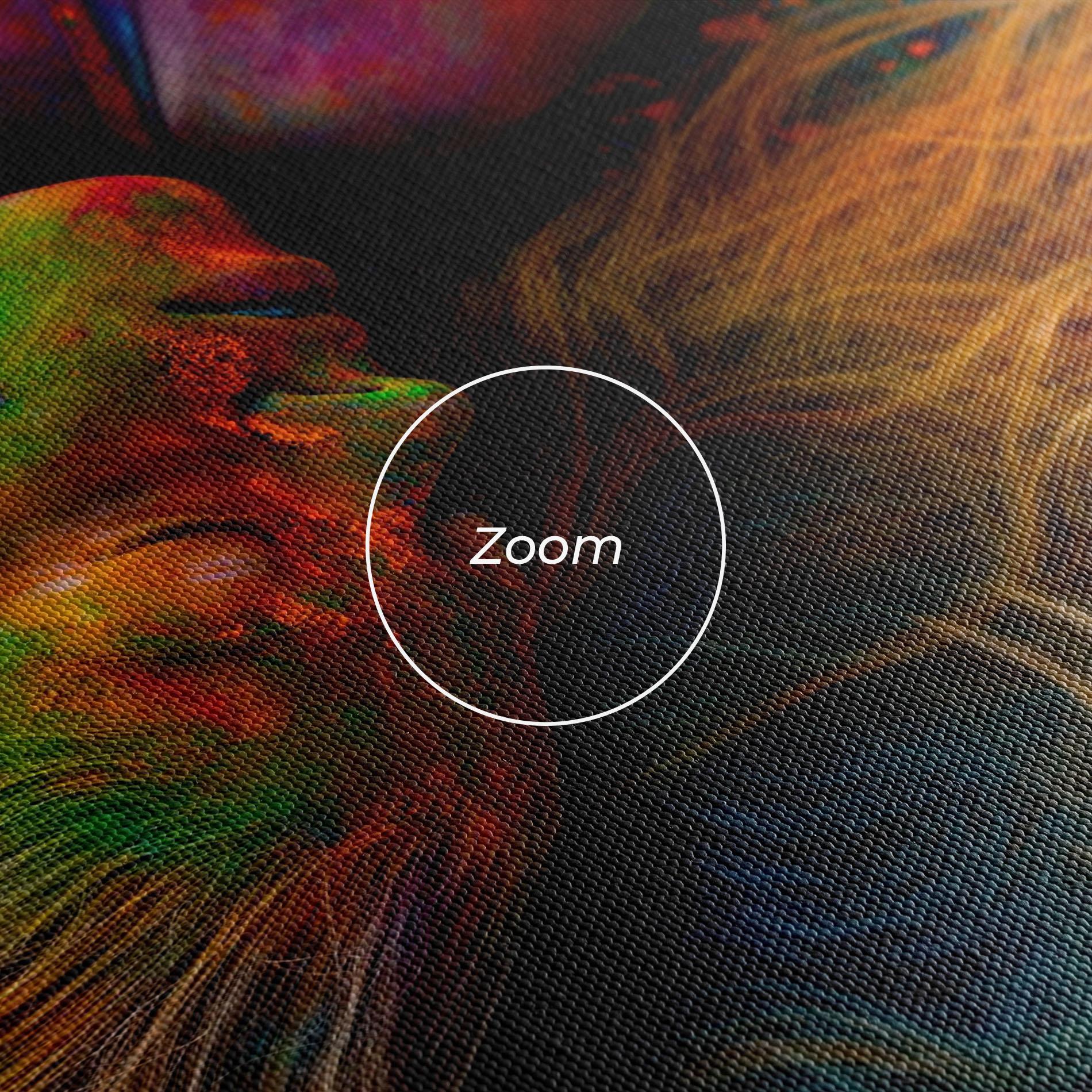 Obraz na Płótnie Powder Holi Woman mockup 3