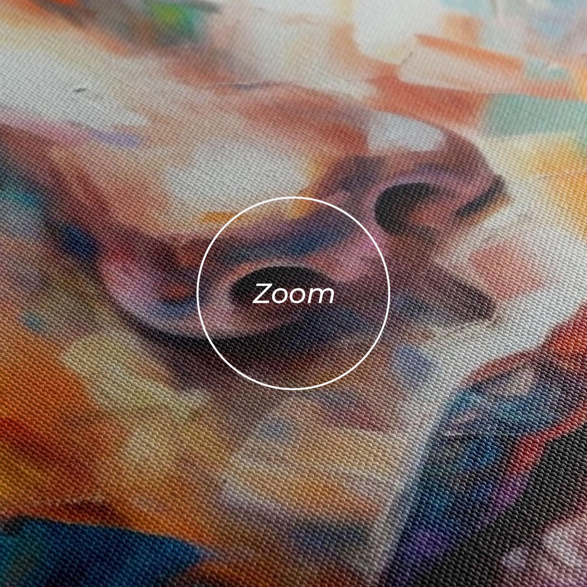 Obraz na Płótnie Vibrant Color Woman Paint mockup 3