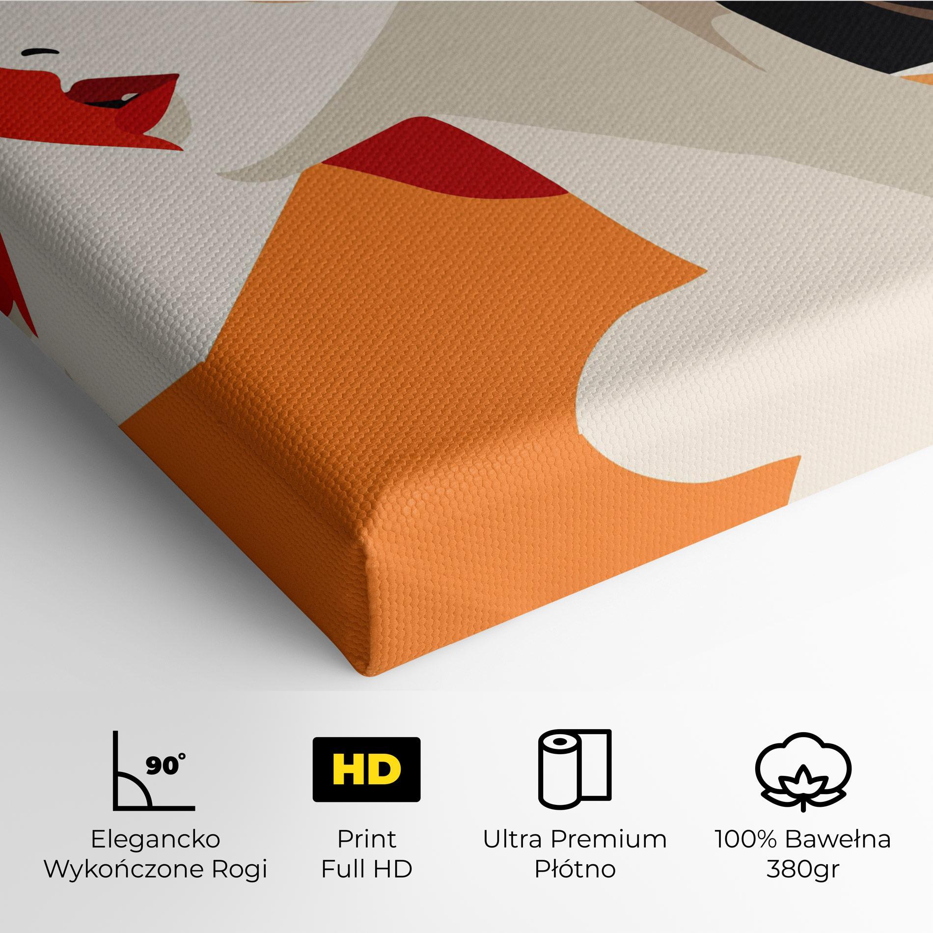 Obraz na Płótnie Abstract Autumn Woman mockup 4