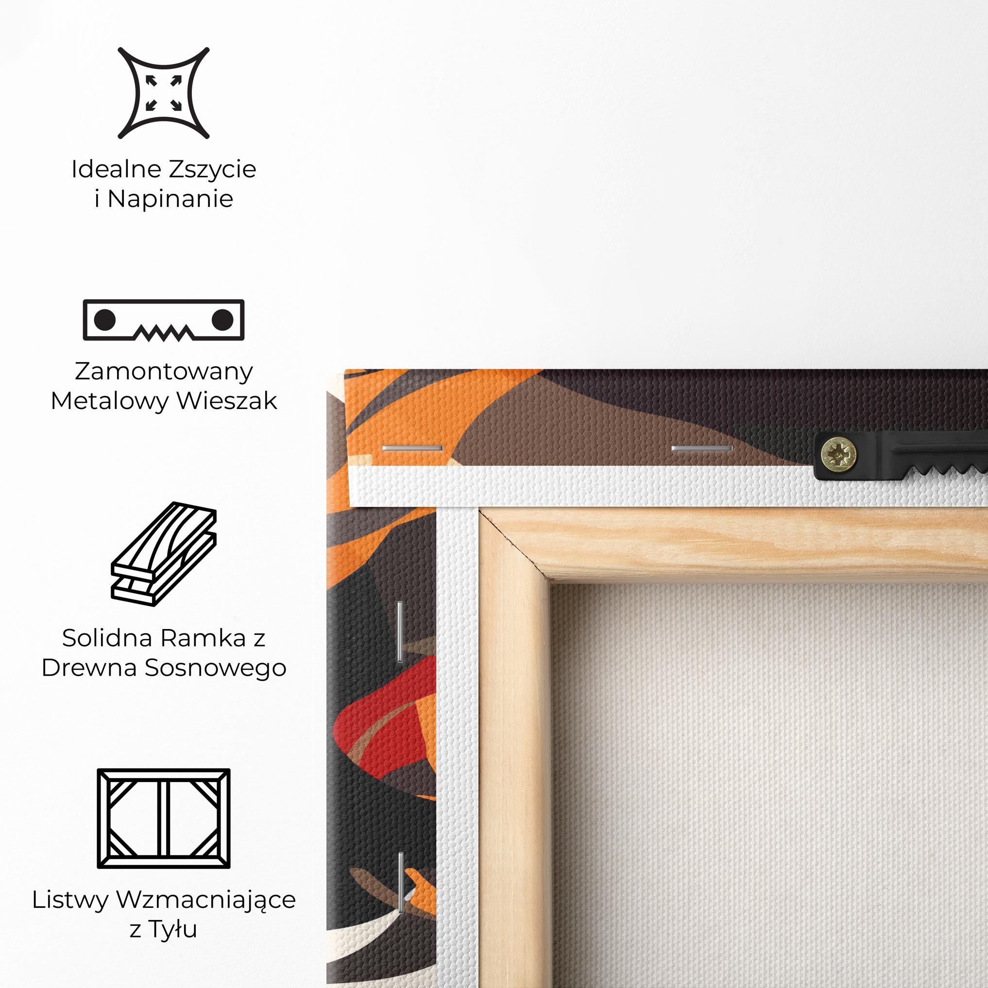 Obraz na Płótnie Abstract Autumn Woman mockup 5