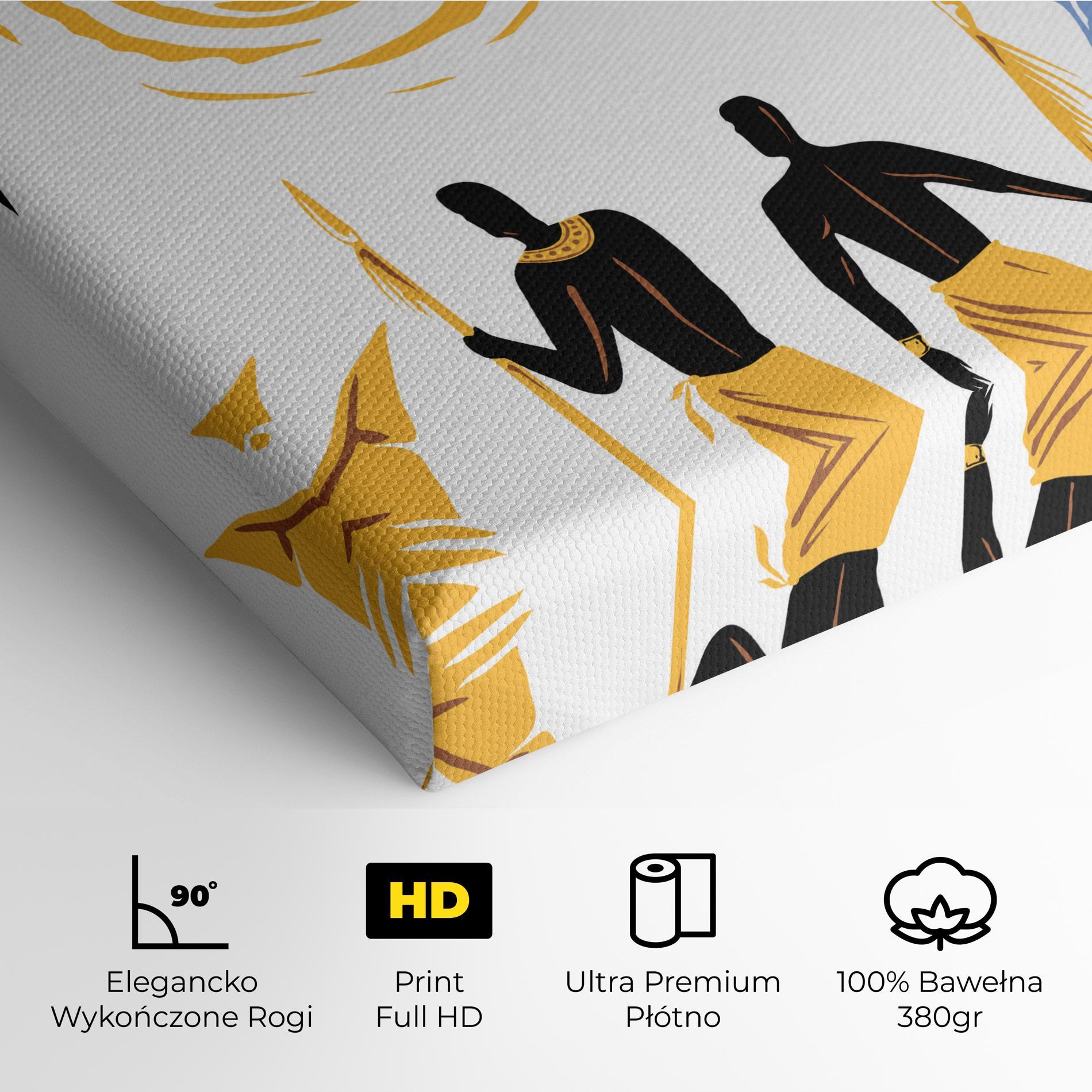 Obraz na Płótnie African Drawing mockup 4