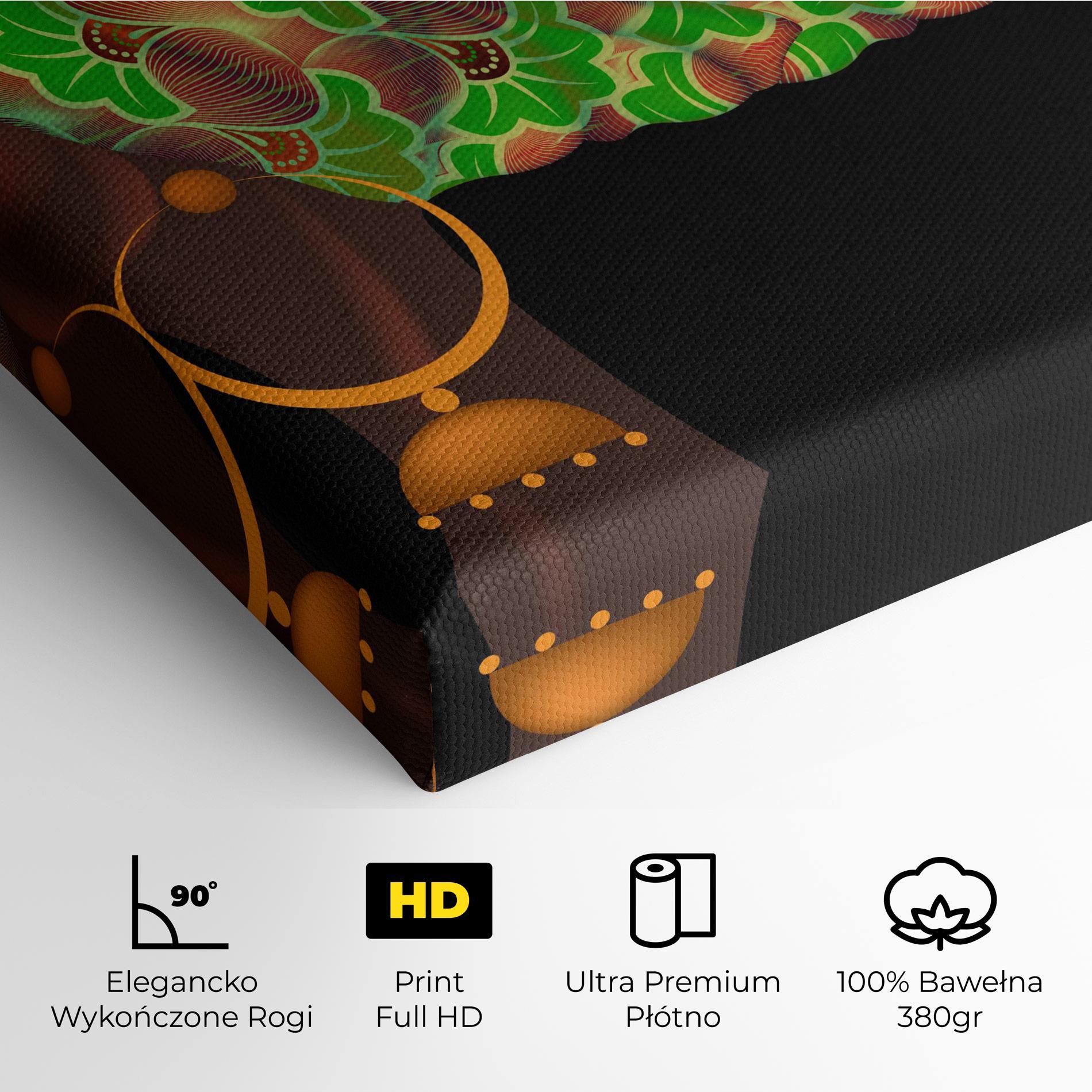 Obraz na Płótnie Ankara Headwrap mockup 4