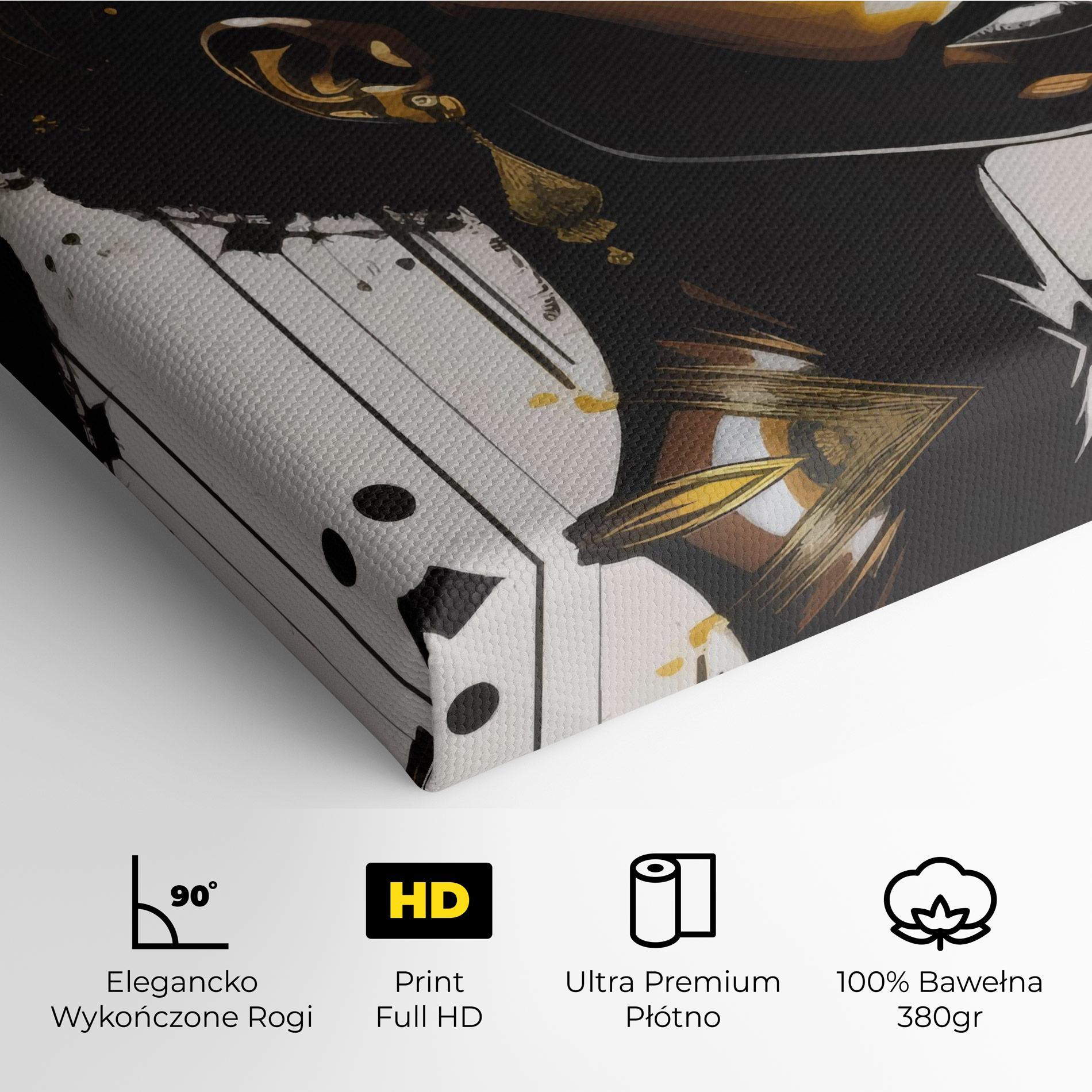 Obraz na Płótnie Gold African Woman mockup 4