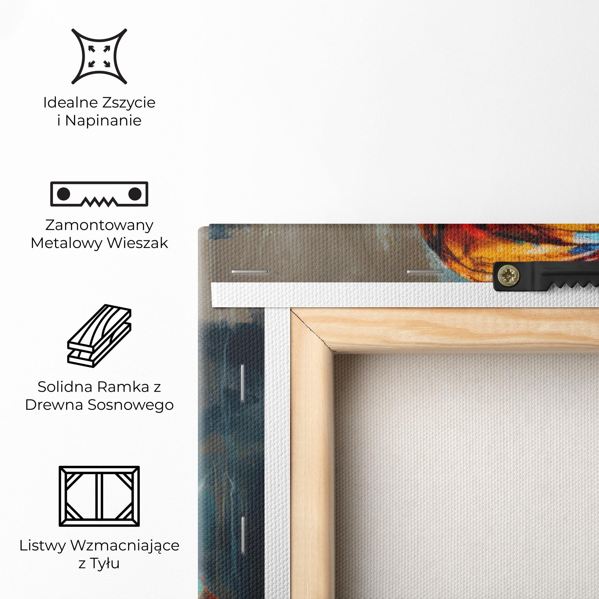 Obraz na Płótnie Colorful Turban Woman mockup 5