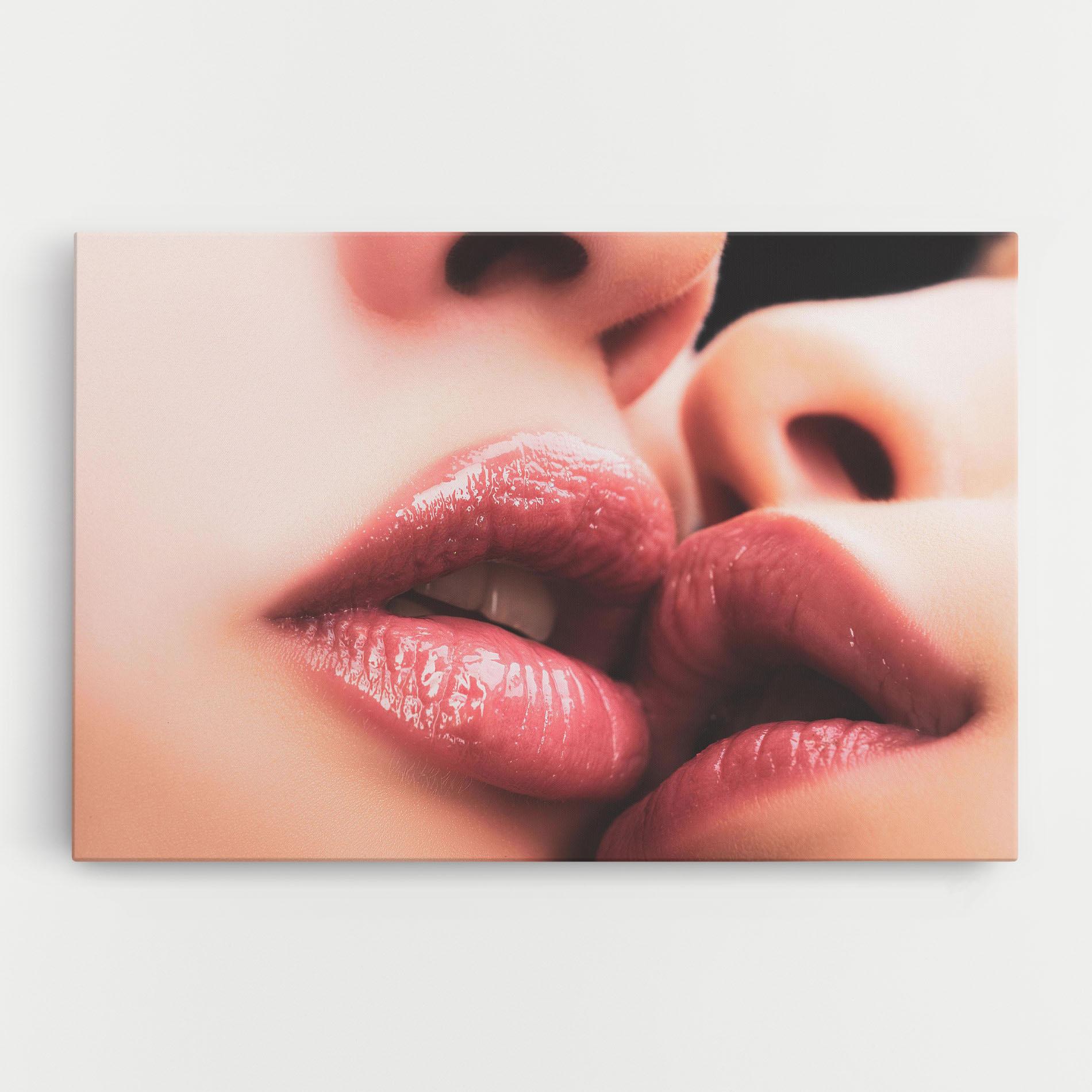 Obraz na Płótnie Beautiful Lips mockup 0