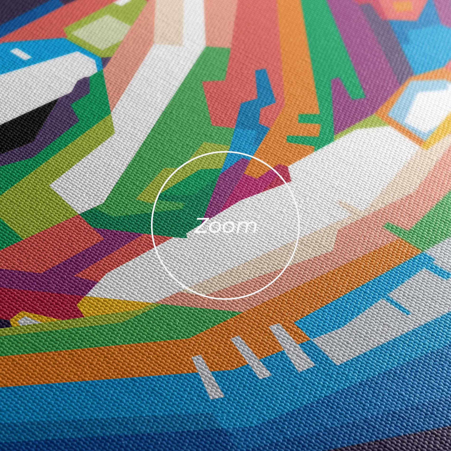 Obraz na Płótnie Lips Toungue mockup 3