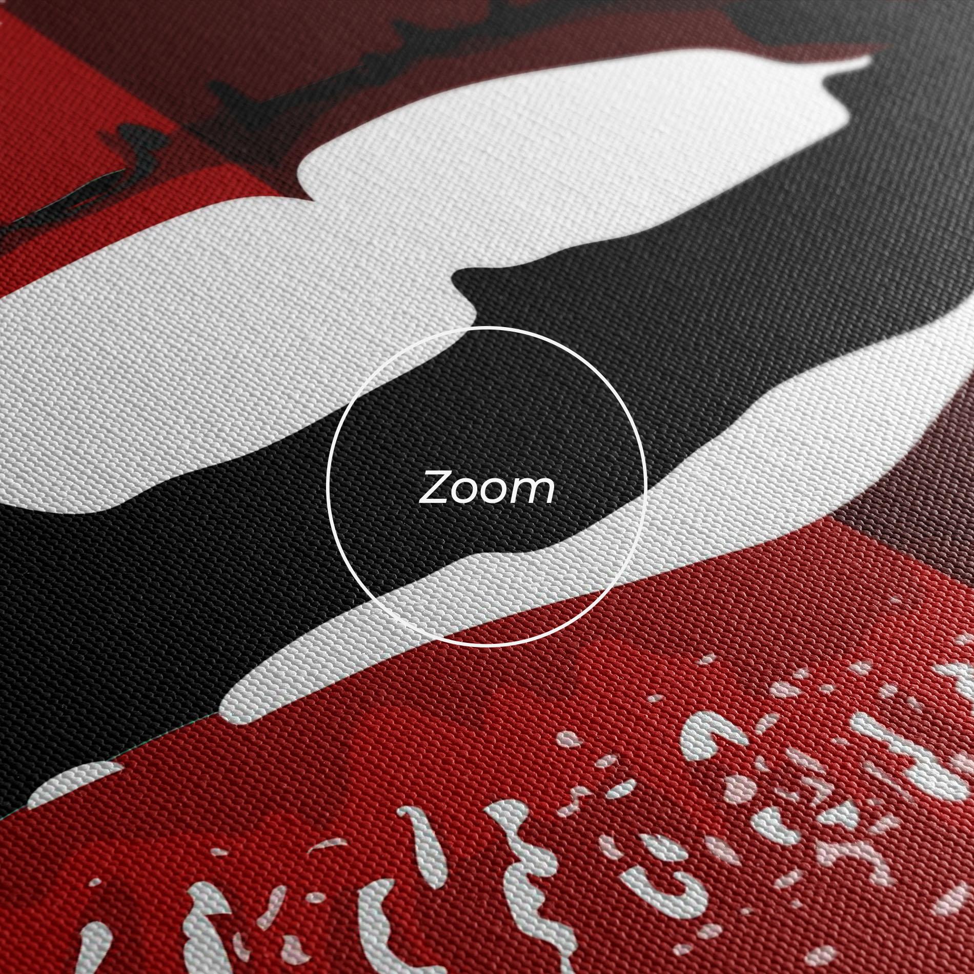 Obraz na Płótnie Red Shade Lips mockup 3