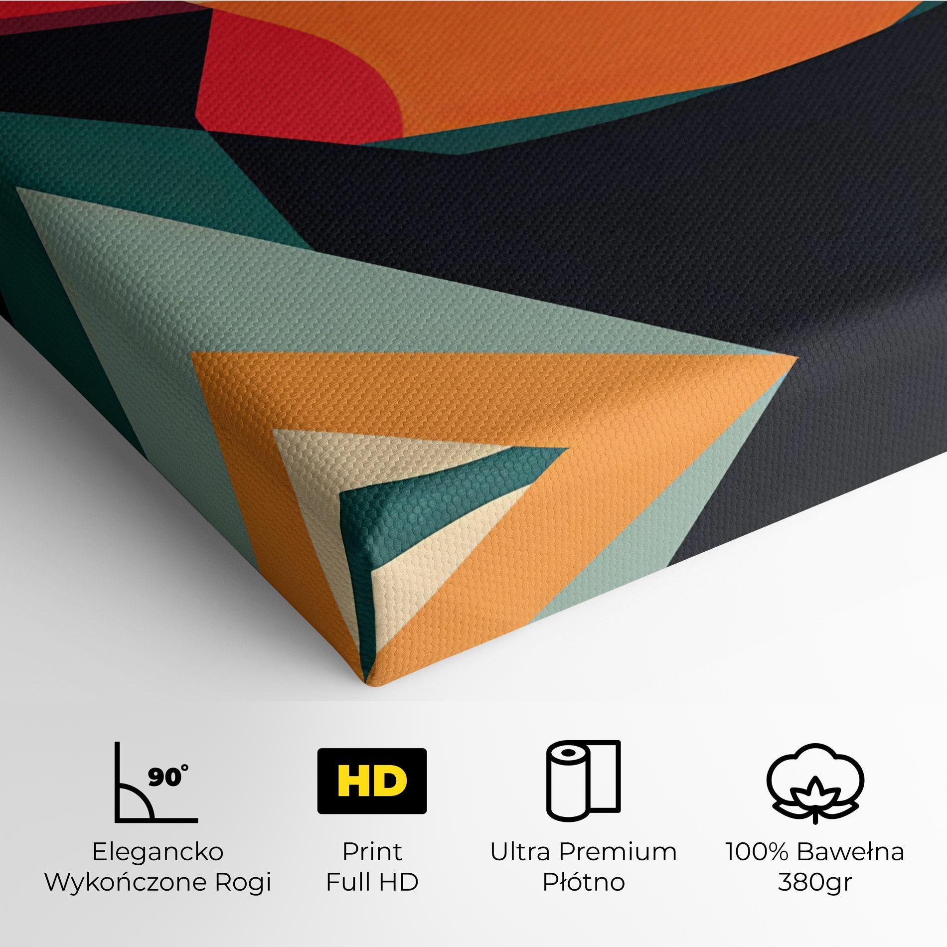 Obraz na Płótnie Abstract Lips mockup 4