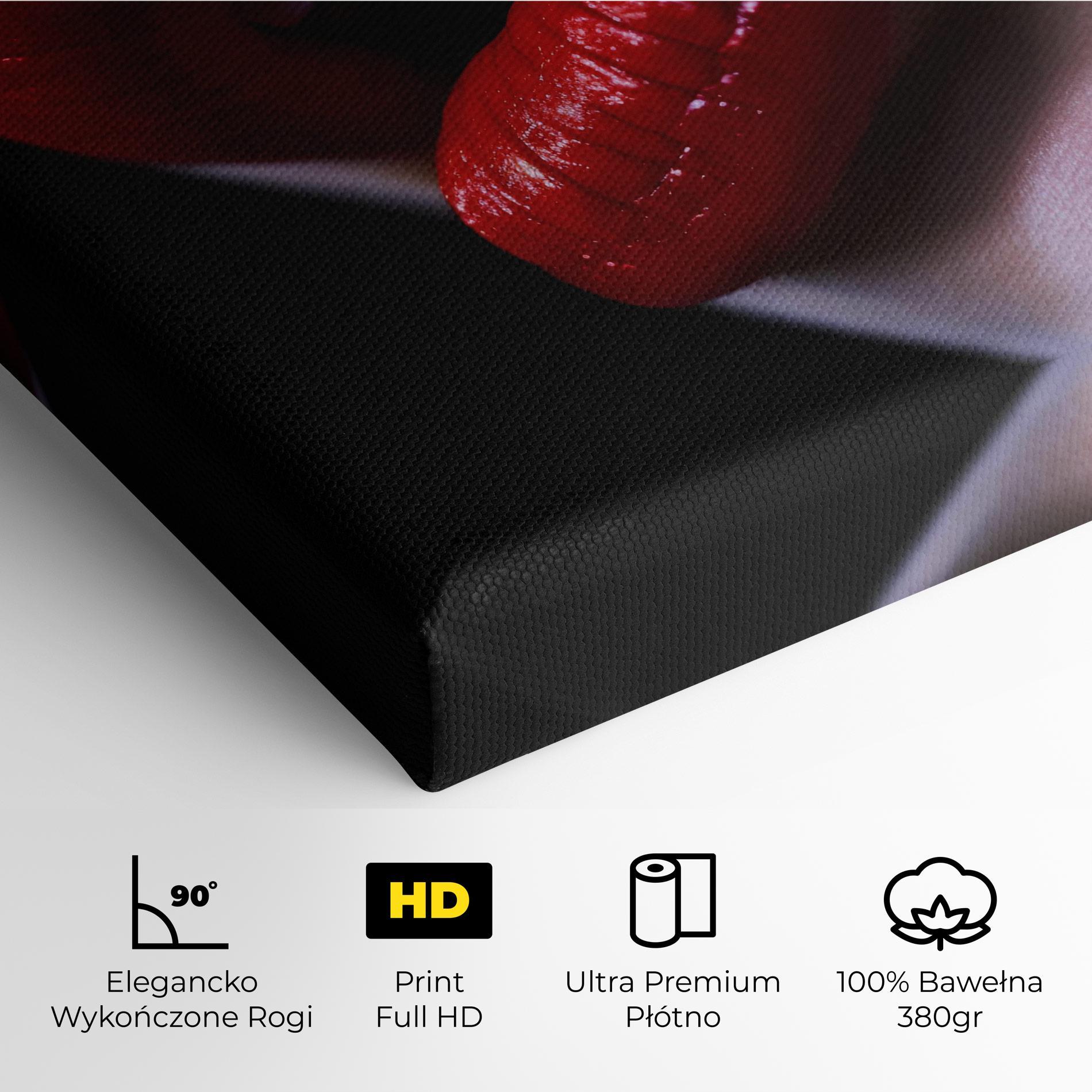 Obraz na Płótnie Close Up Woman mockup 4