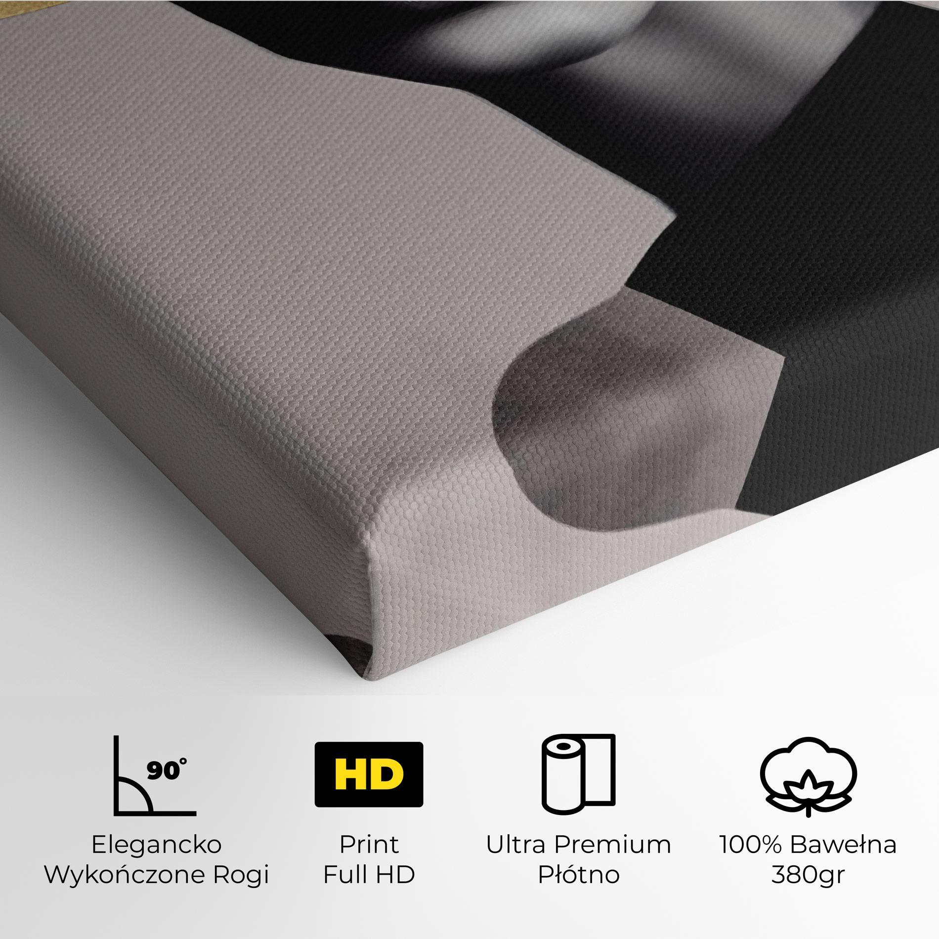 Obraz na Płótnie Grey Lips mockup 4