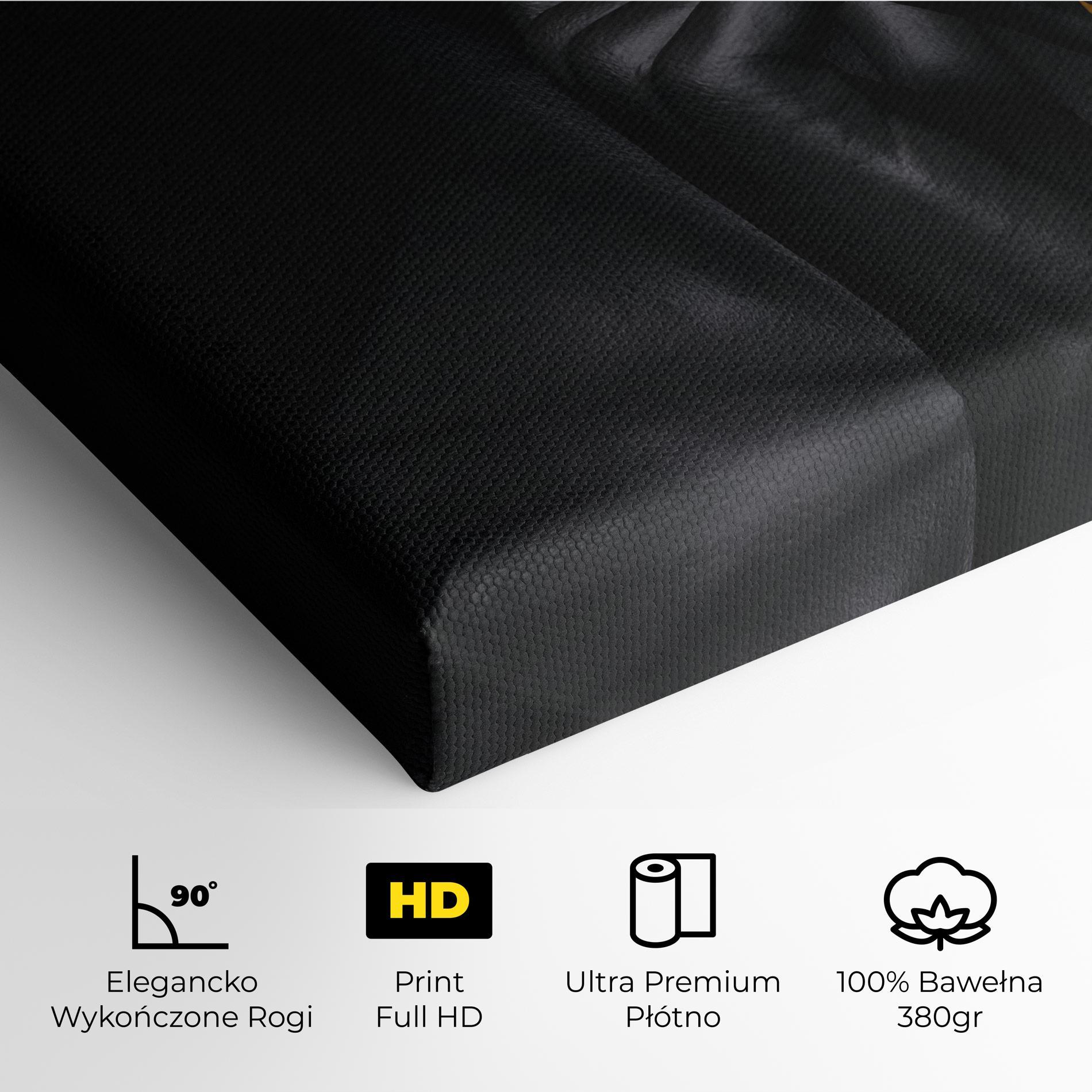 Obraz na Płótnie Silence Lips Portrait mockup 4